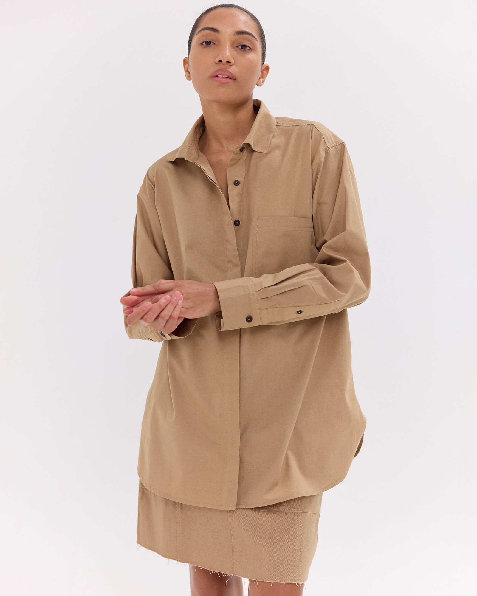 The Classic Pocket Shirt | Italian Wheat