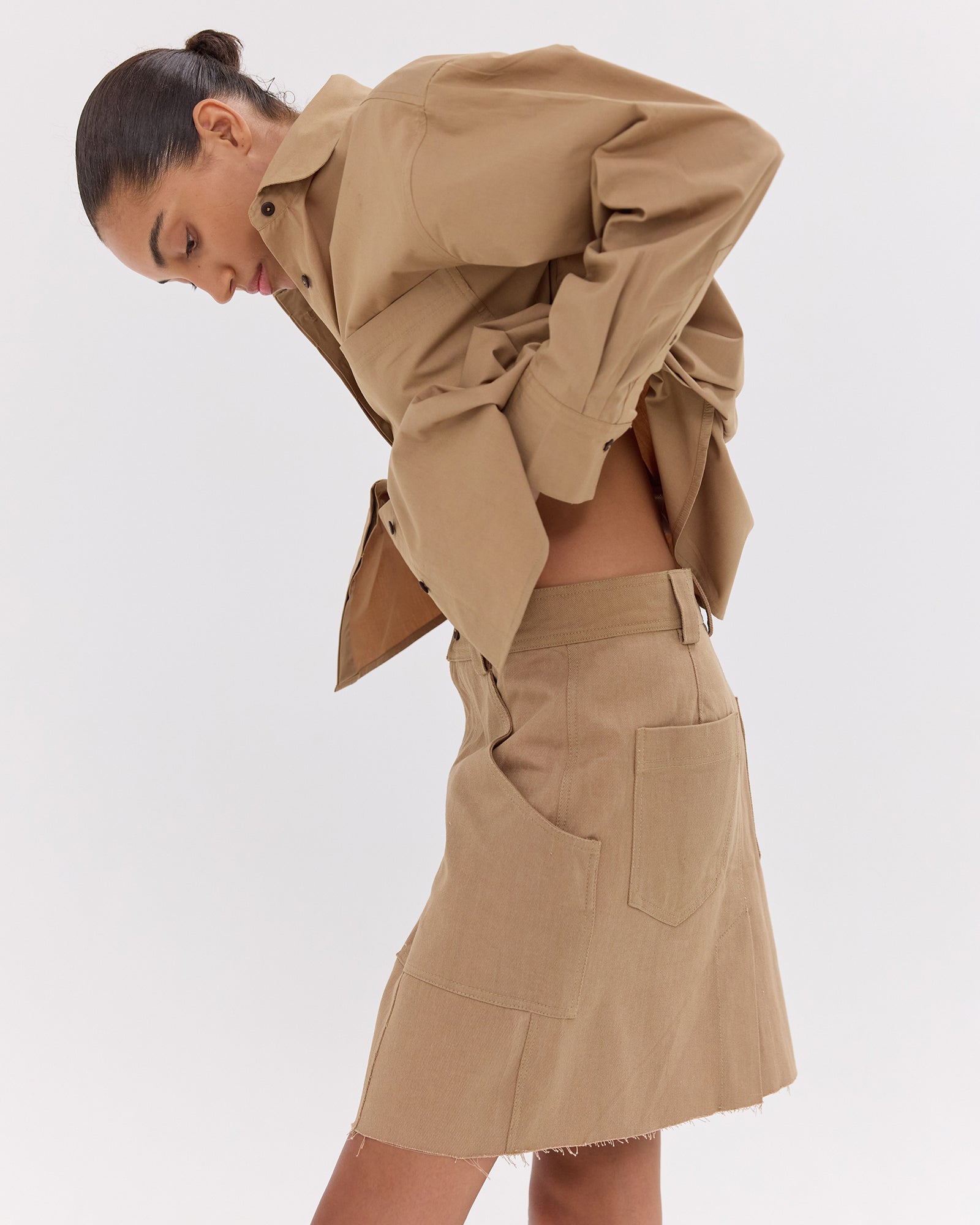 The Short Element Skirt | Italian Wheat