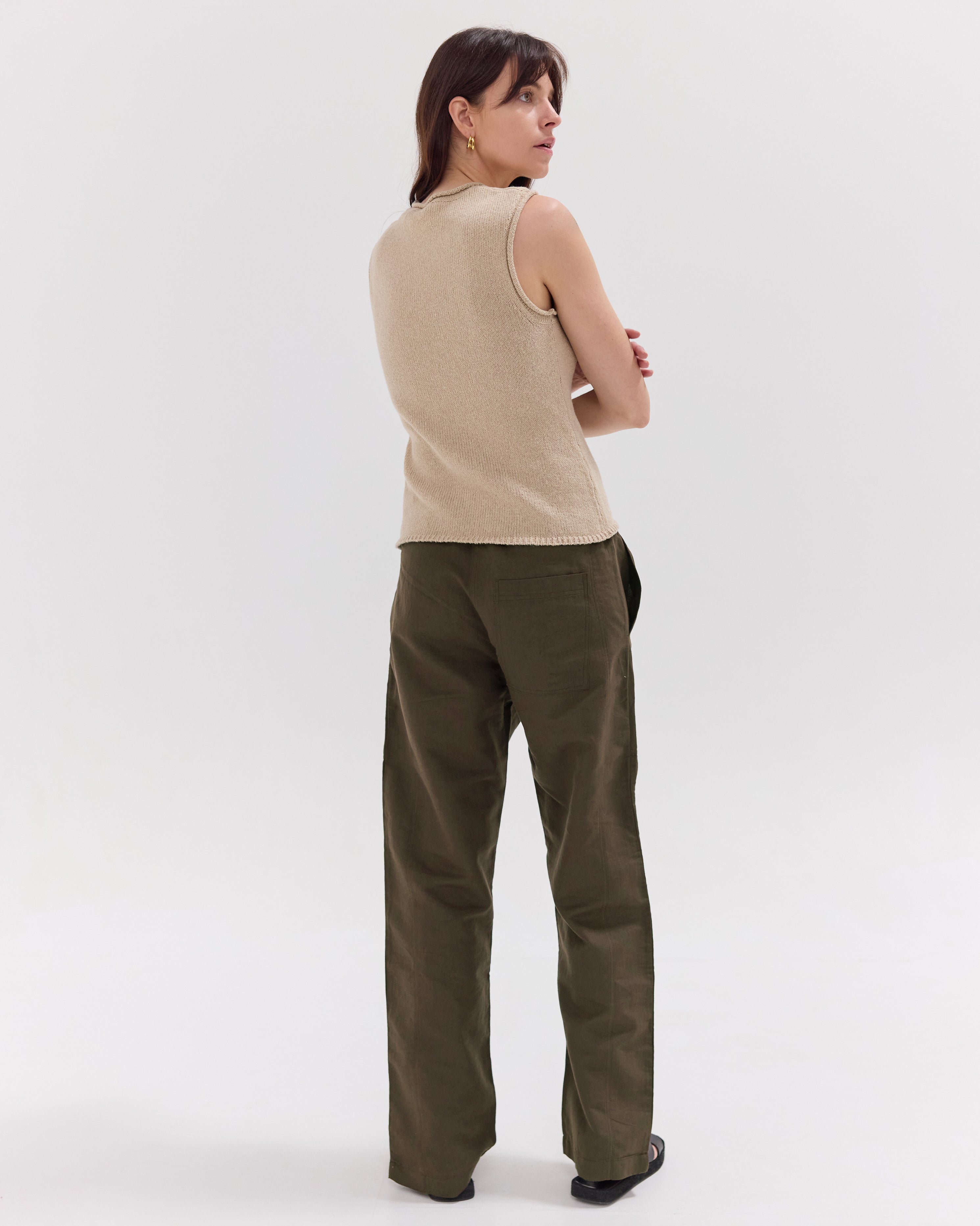 The Drawstring Pants | Olive