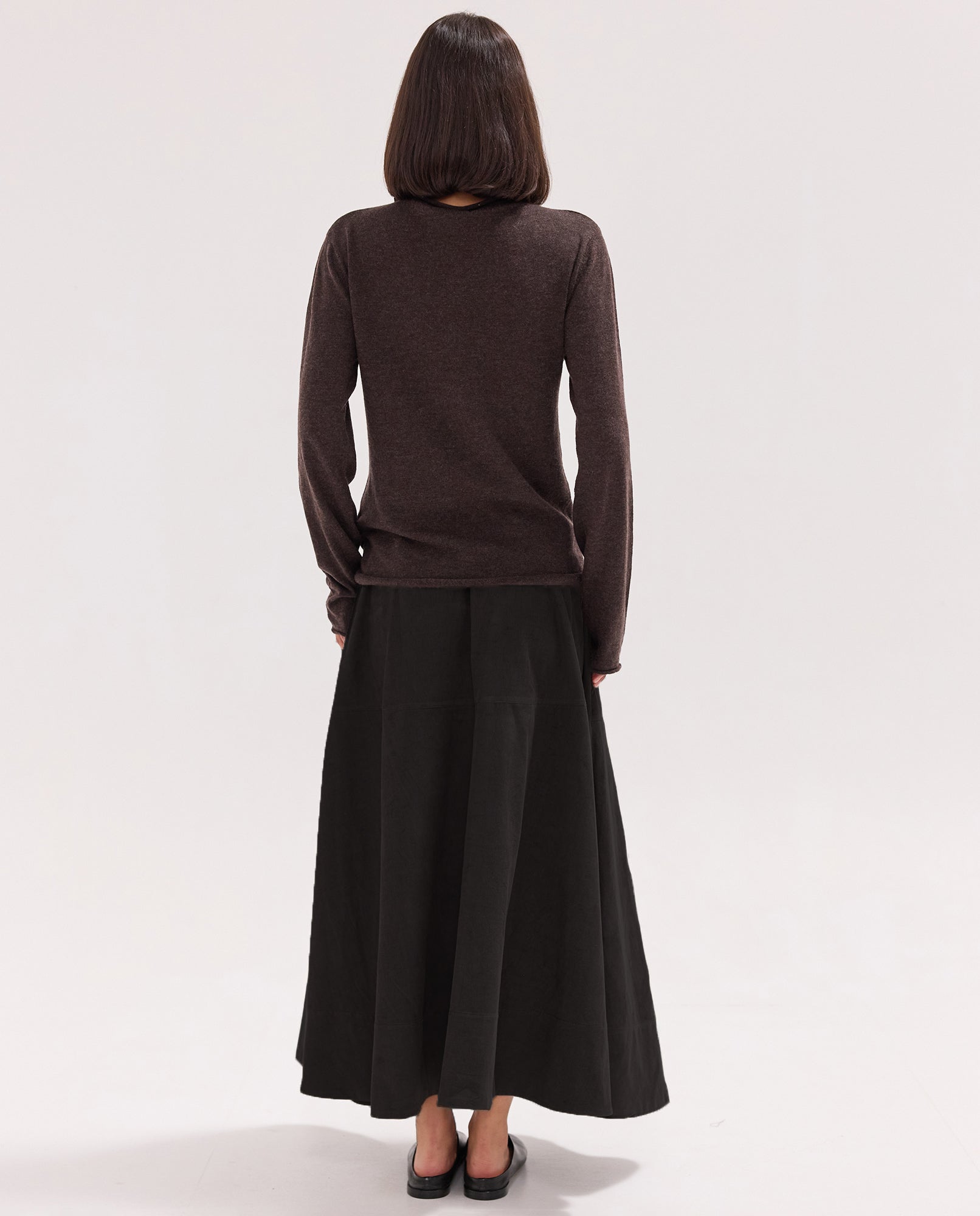 The Corduroy Maxi Skirt | Black
