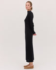 The Rib Knit Dress | Black