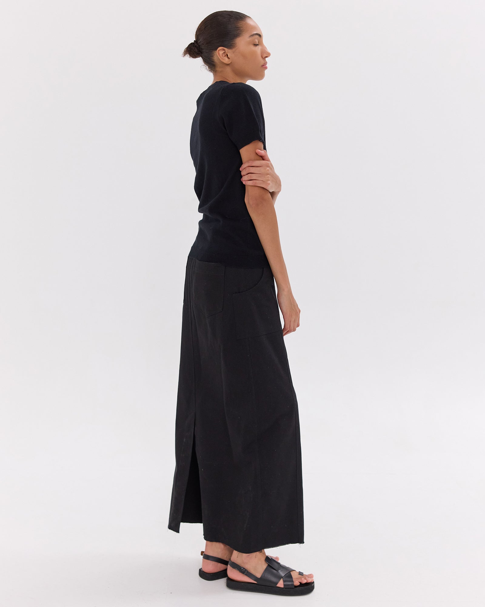 The Long Element Skirt | Black