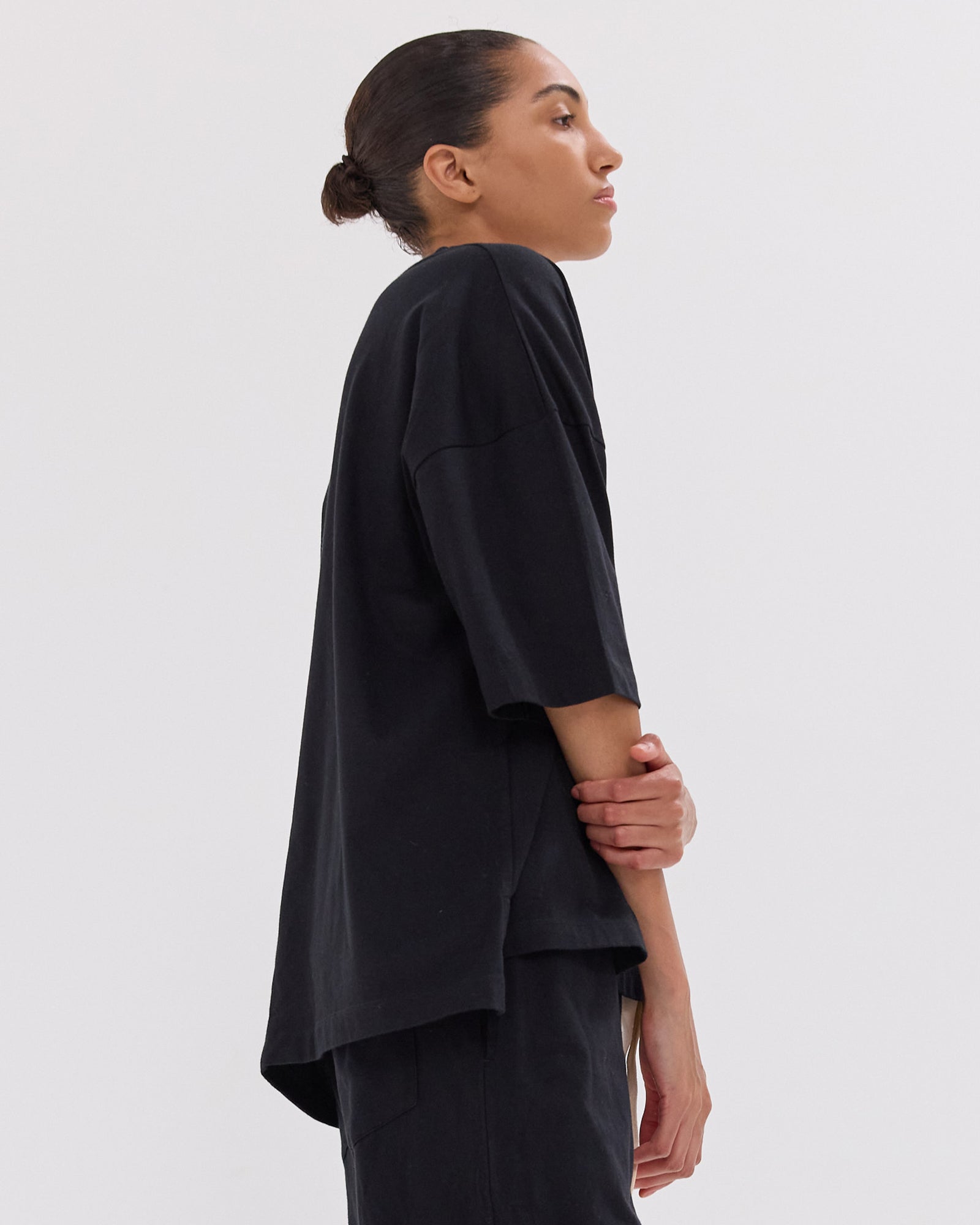 The Oversized Tee | Black