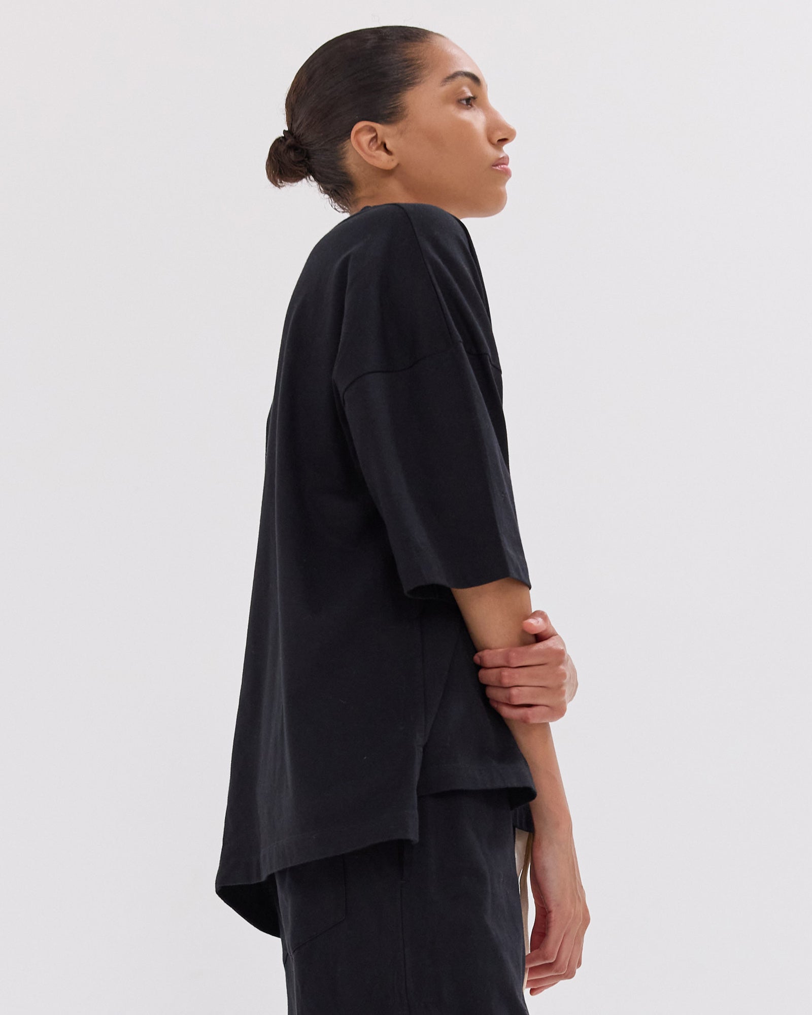 The Oversized Tee | Black