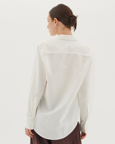 The Collared Shirt | White