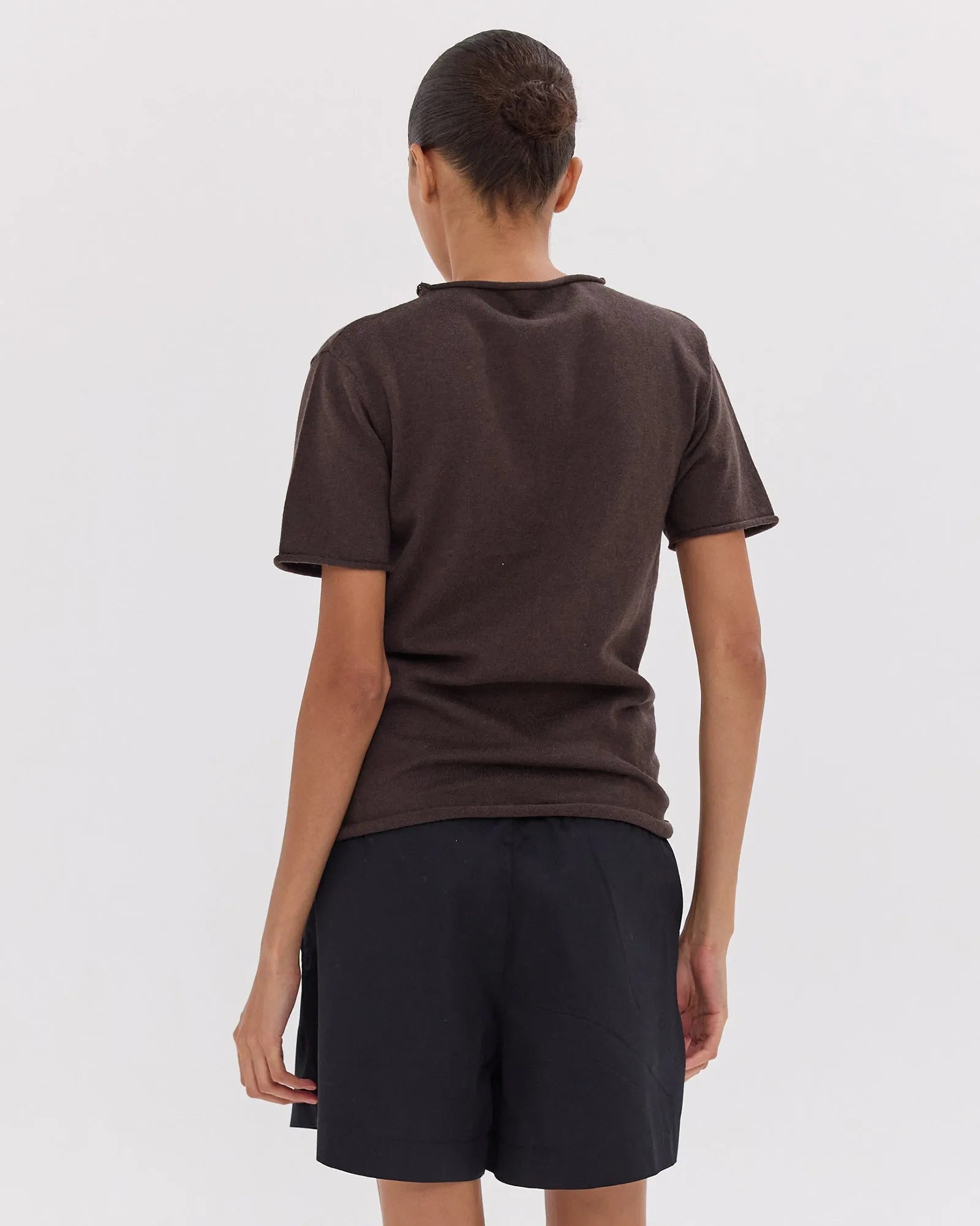 The Elastic Waist Shorts | Black by Cloth & Co.