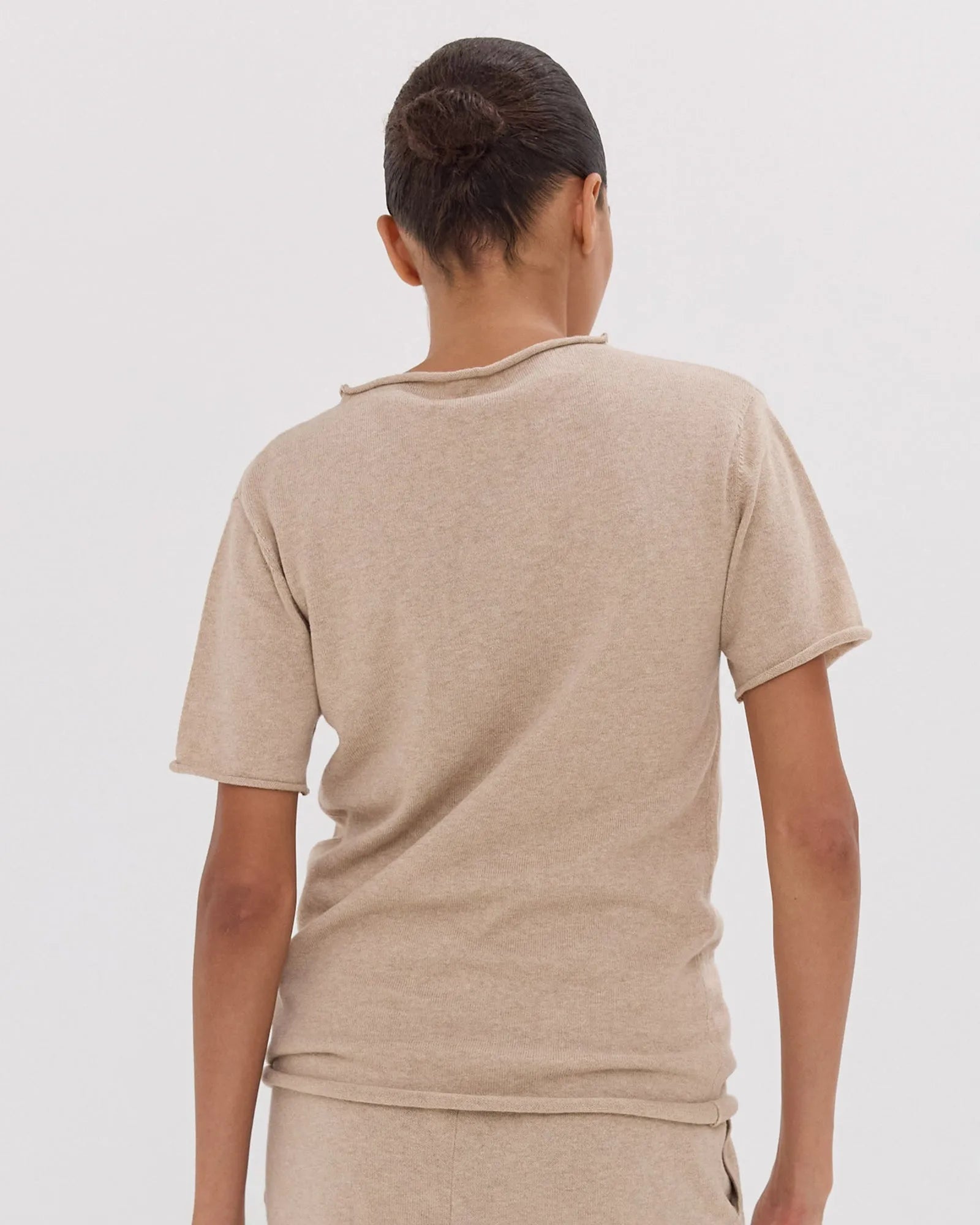 The Funnel Neck Tee | Dune by Cloth & Co.