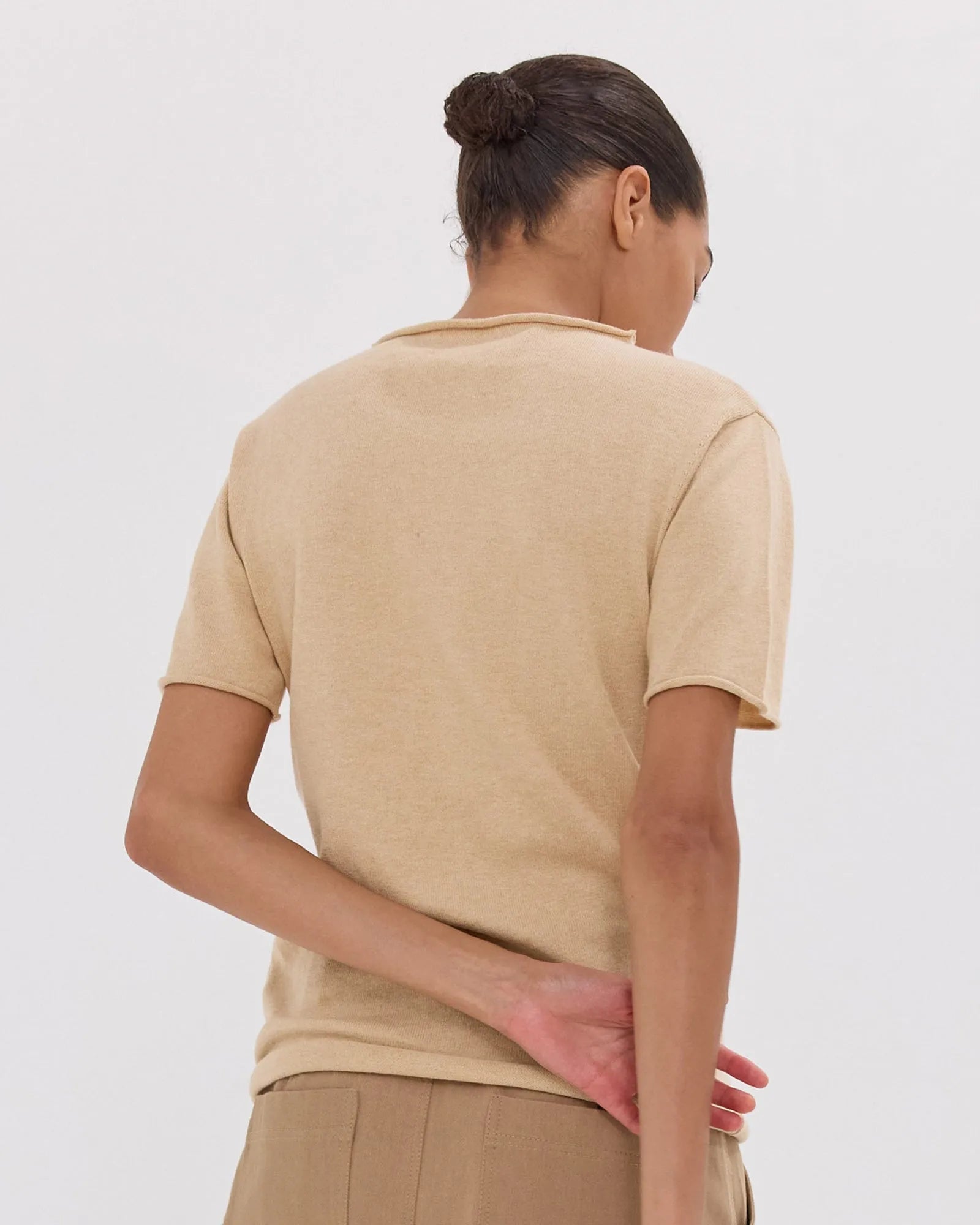 The Funnel Neck Tee | Polenta by Cloth & Co.