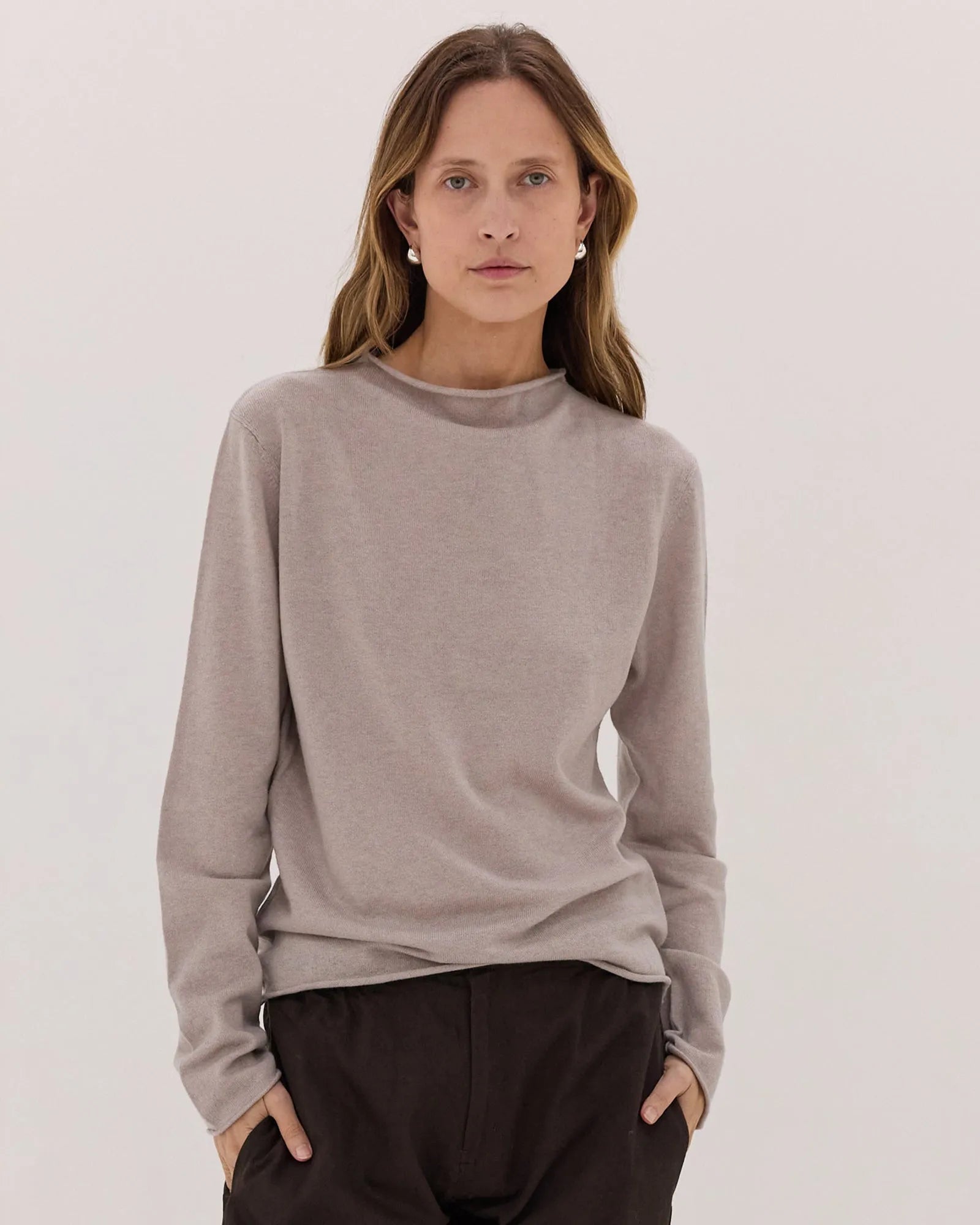 The Funnel Neck Top | Cobweb by Cloth & Co.