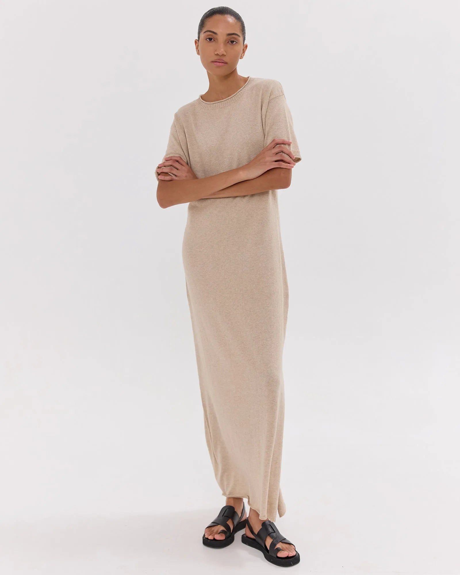 The Knit Tee Dress | Dune by Cloth & Co.