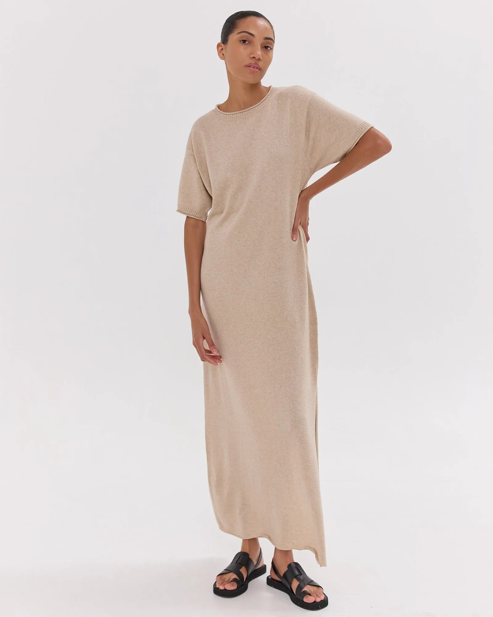 The Knit Tee Dress | Dune by Cloth & Co.