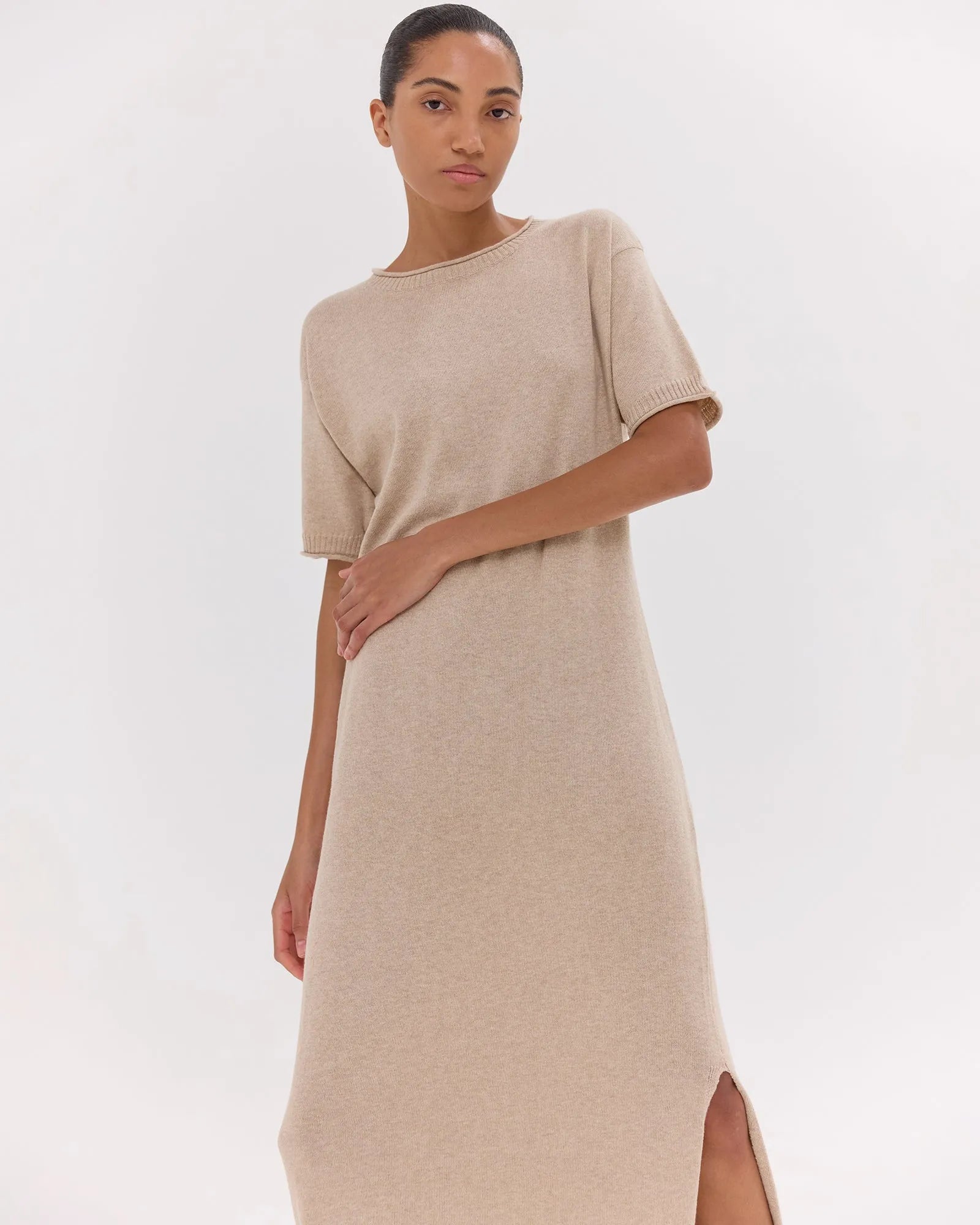 The Knit Tee Dress | Dune by Cloth & Co.