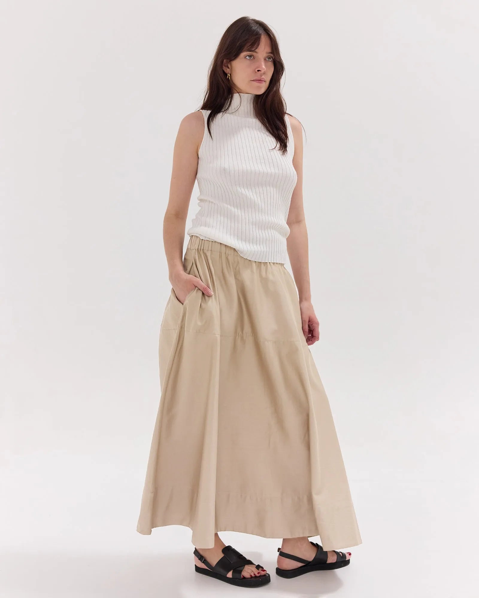 The Maxi Skirt | Bone by Cloth & Co.