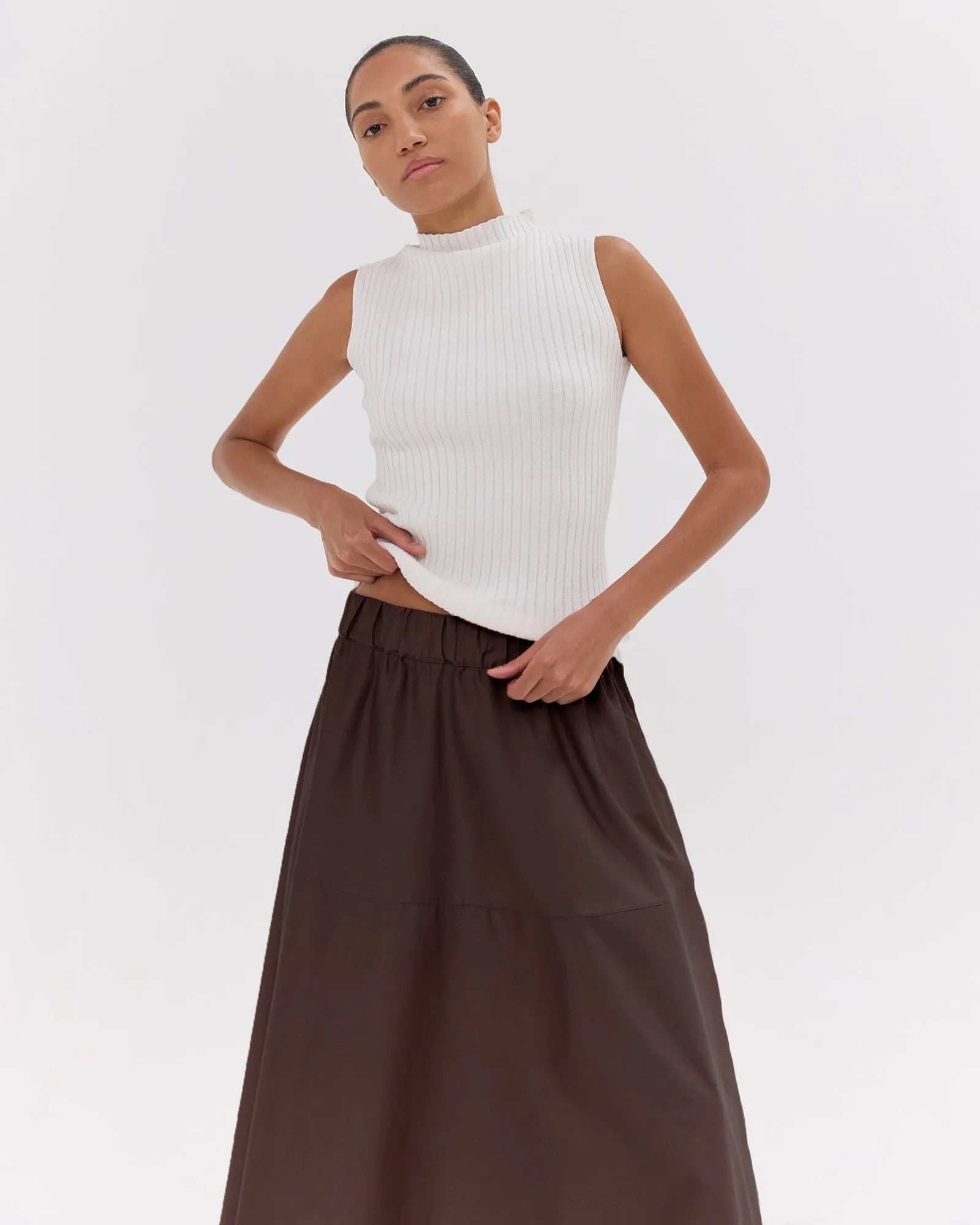 The Maxi Skirt | Brazil Nut by Cloth & Co.