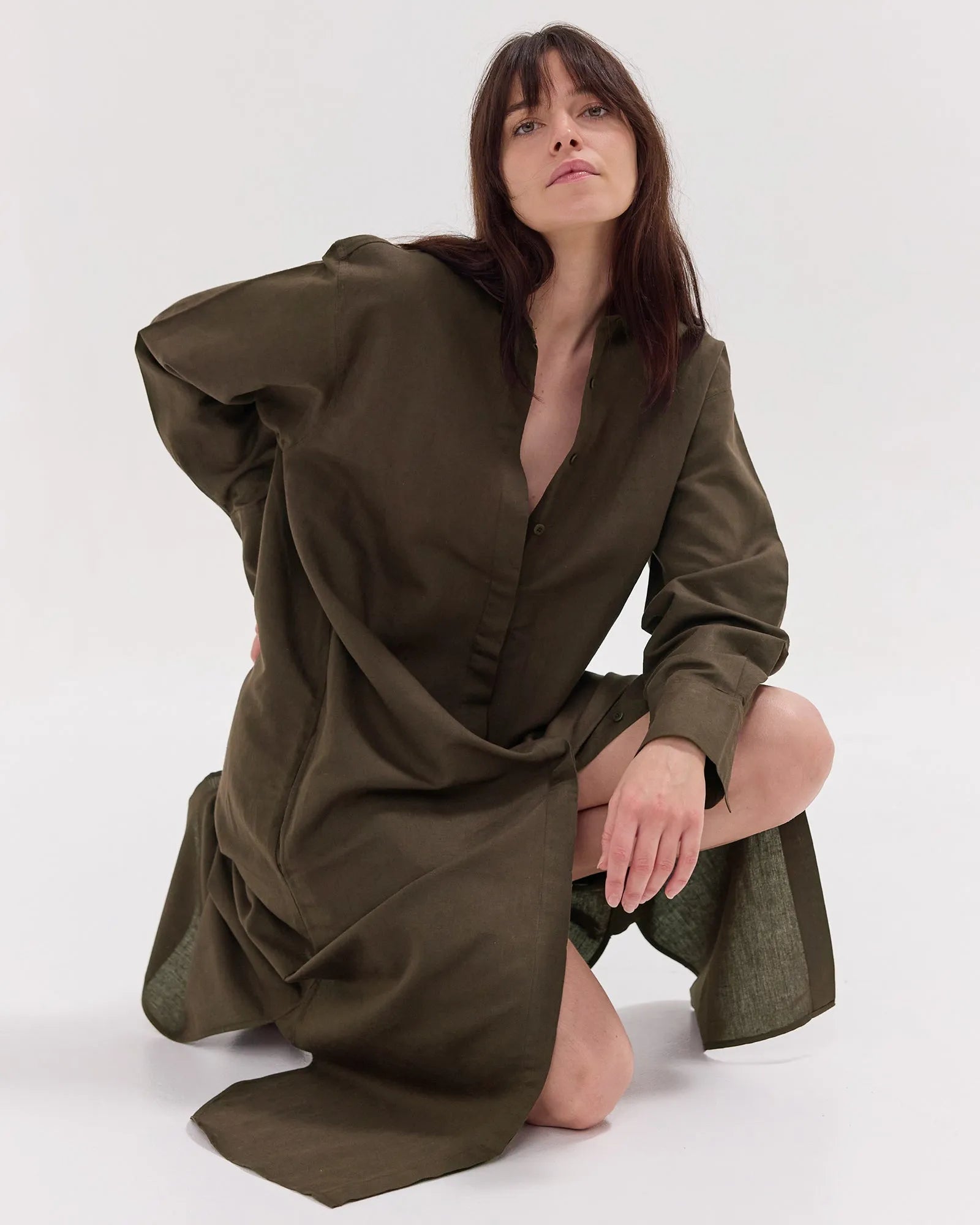 The Shirt Dress | Olive by Cloth & Co.