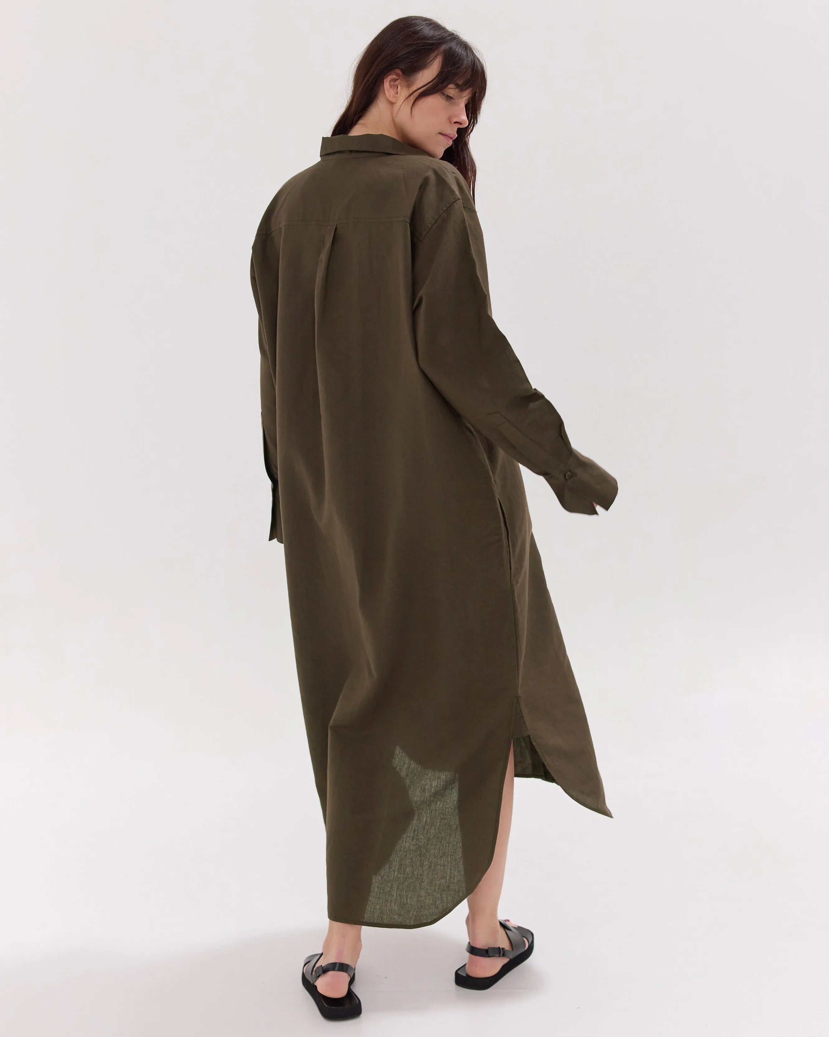 The Shirt Dress | Olive by Cloth & Co.
