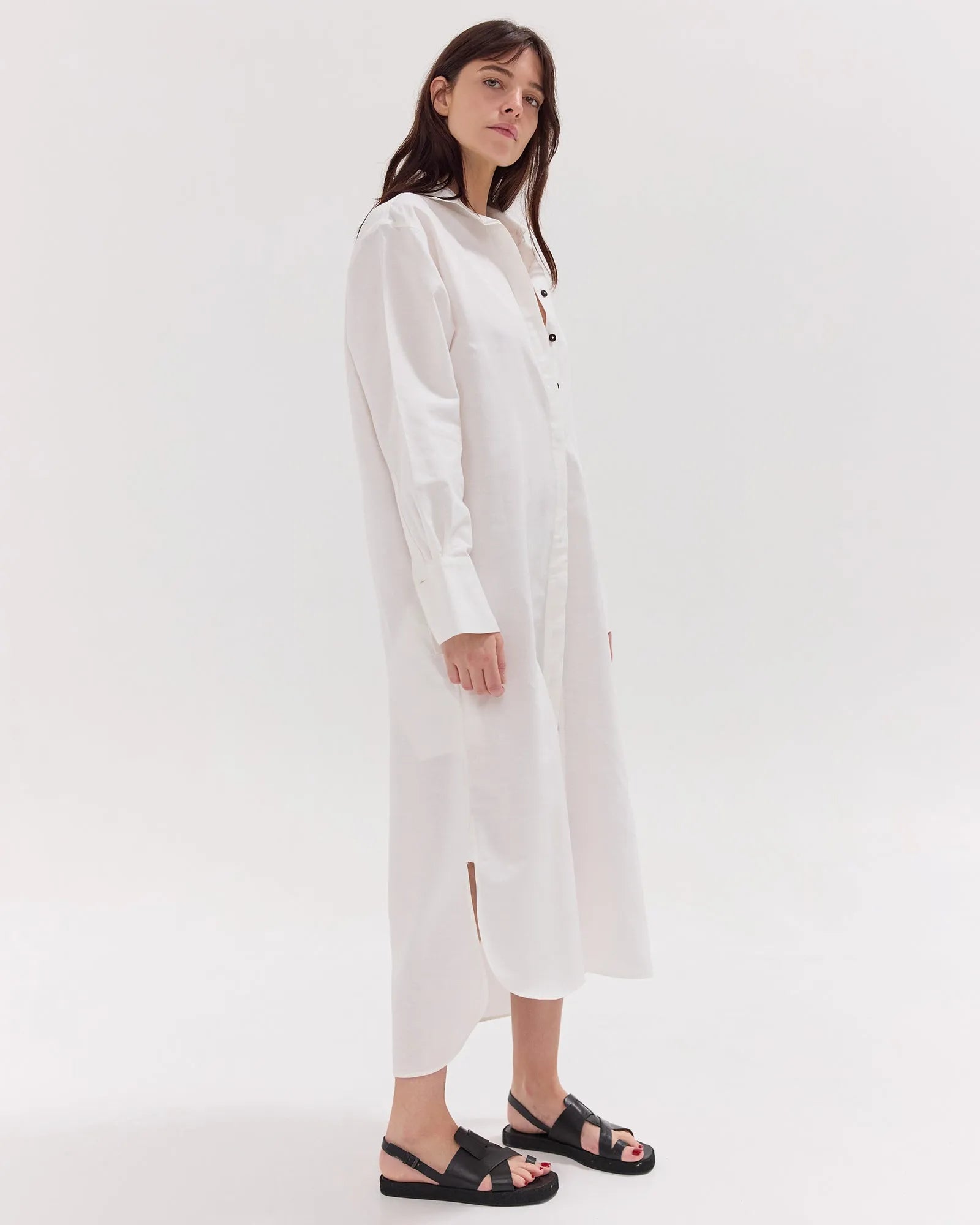 The Shirt Dress | White by Cloth & Co.
