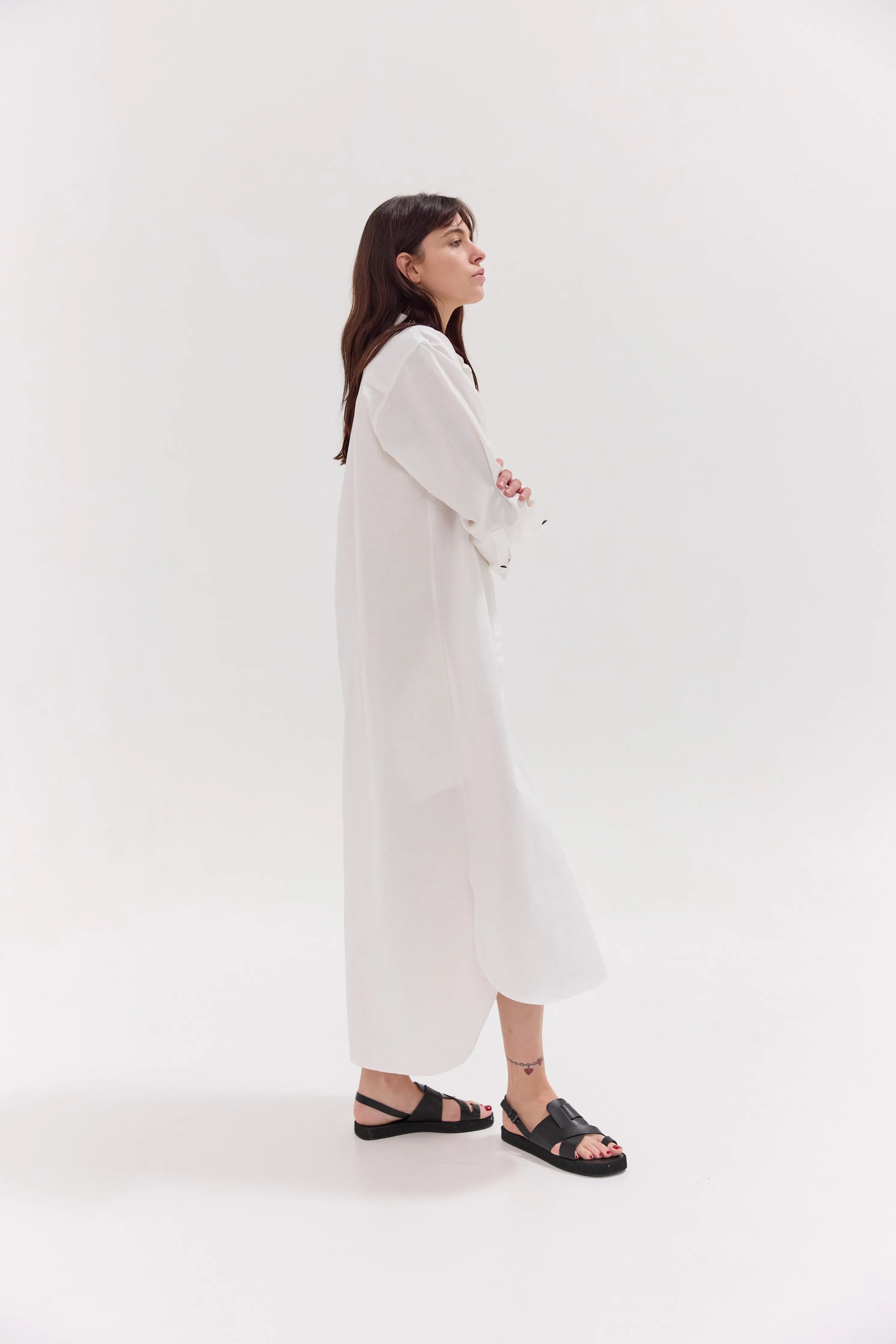 The Shirt Dress | White by Cloth & Co.