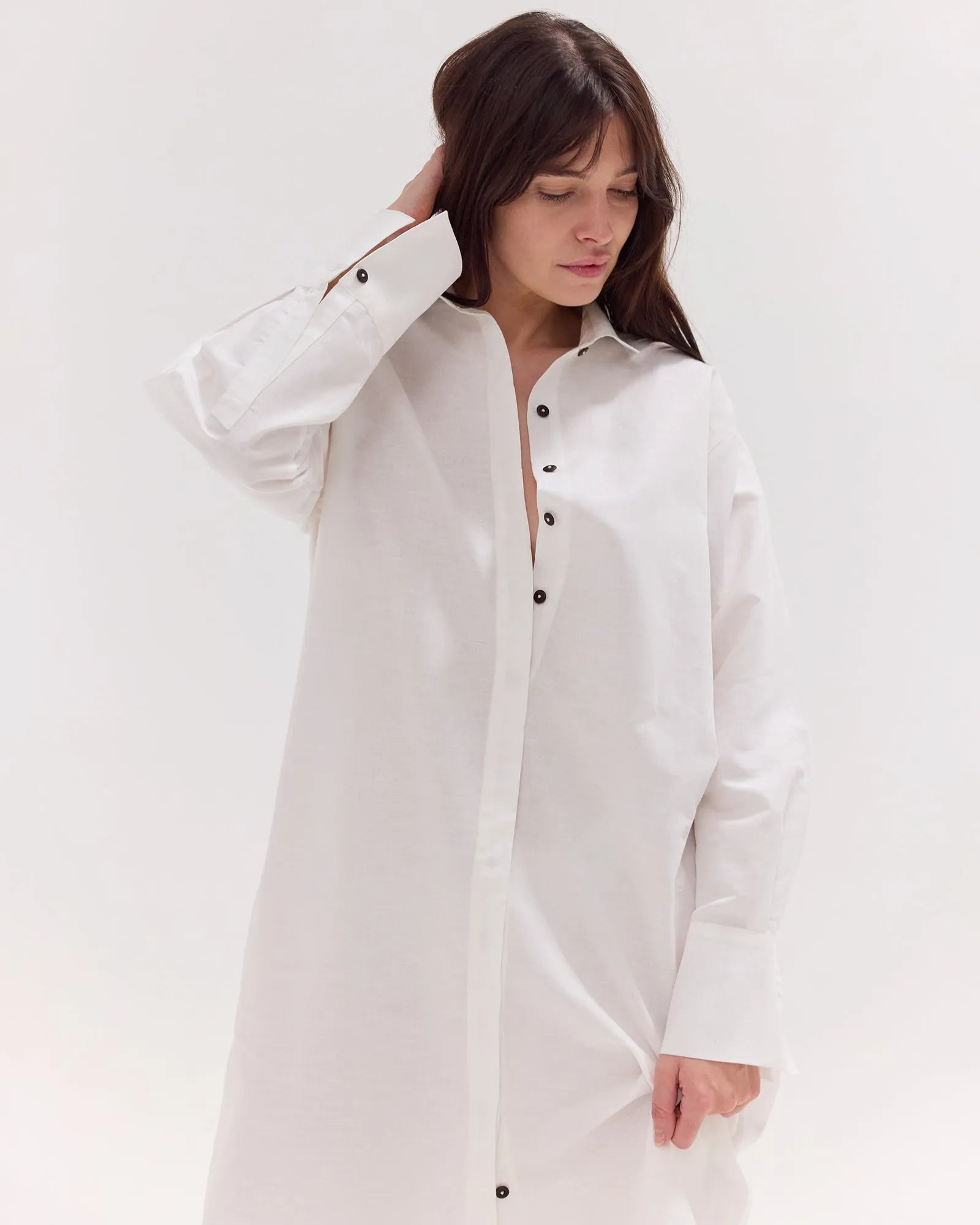 The Shirt Dress | White by Cloth & Co.