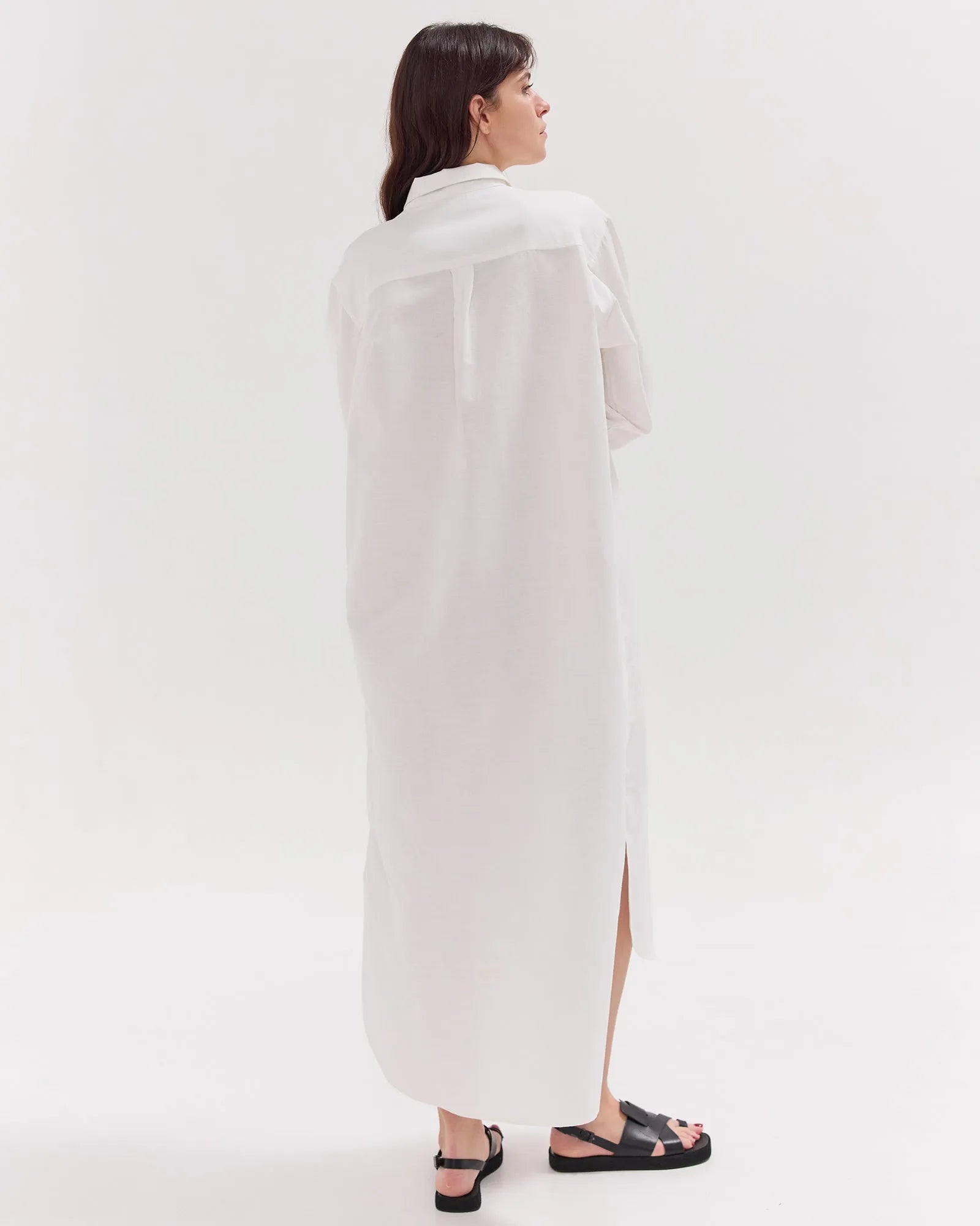 The Shirt Dress | White by Cloth & Co.