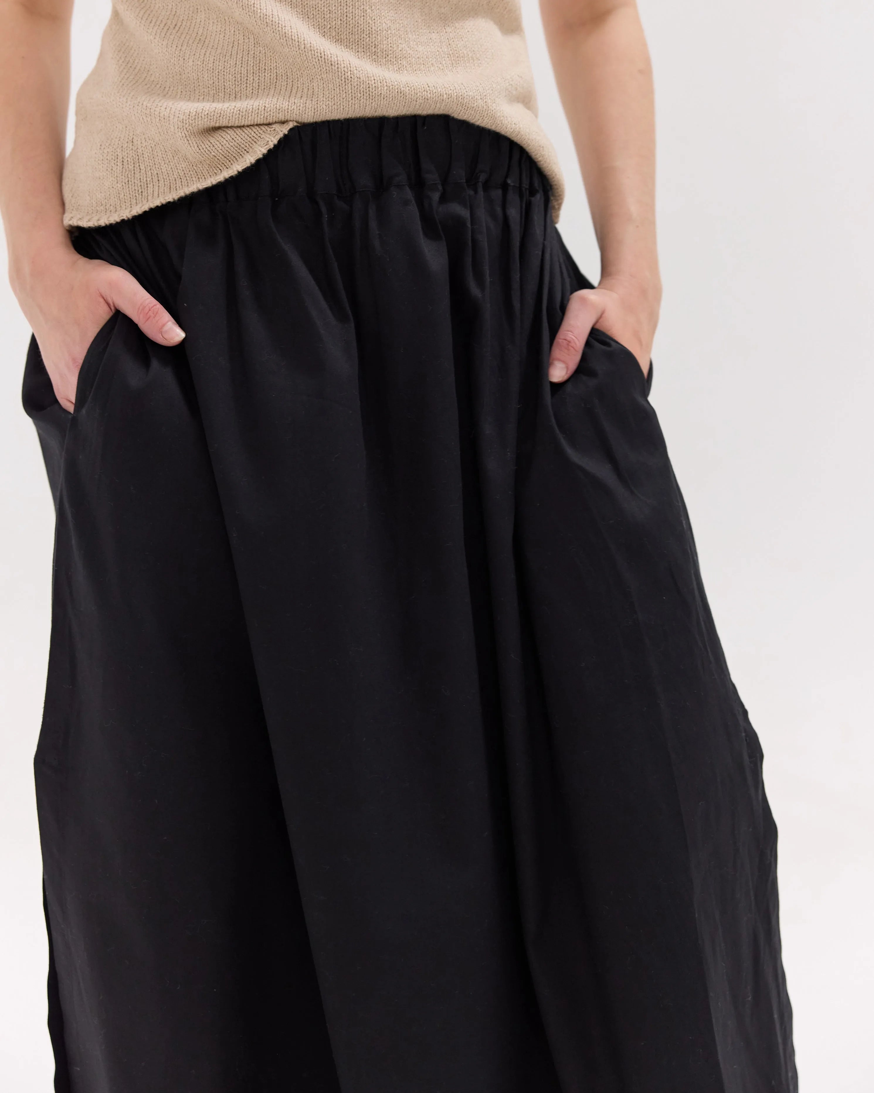The Split Skirt | Black by Cloth & Co.