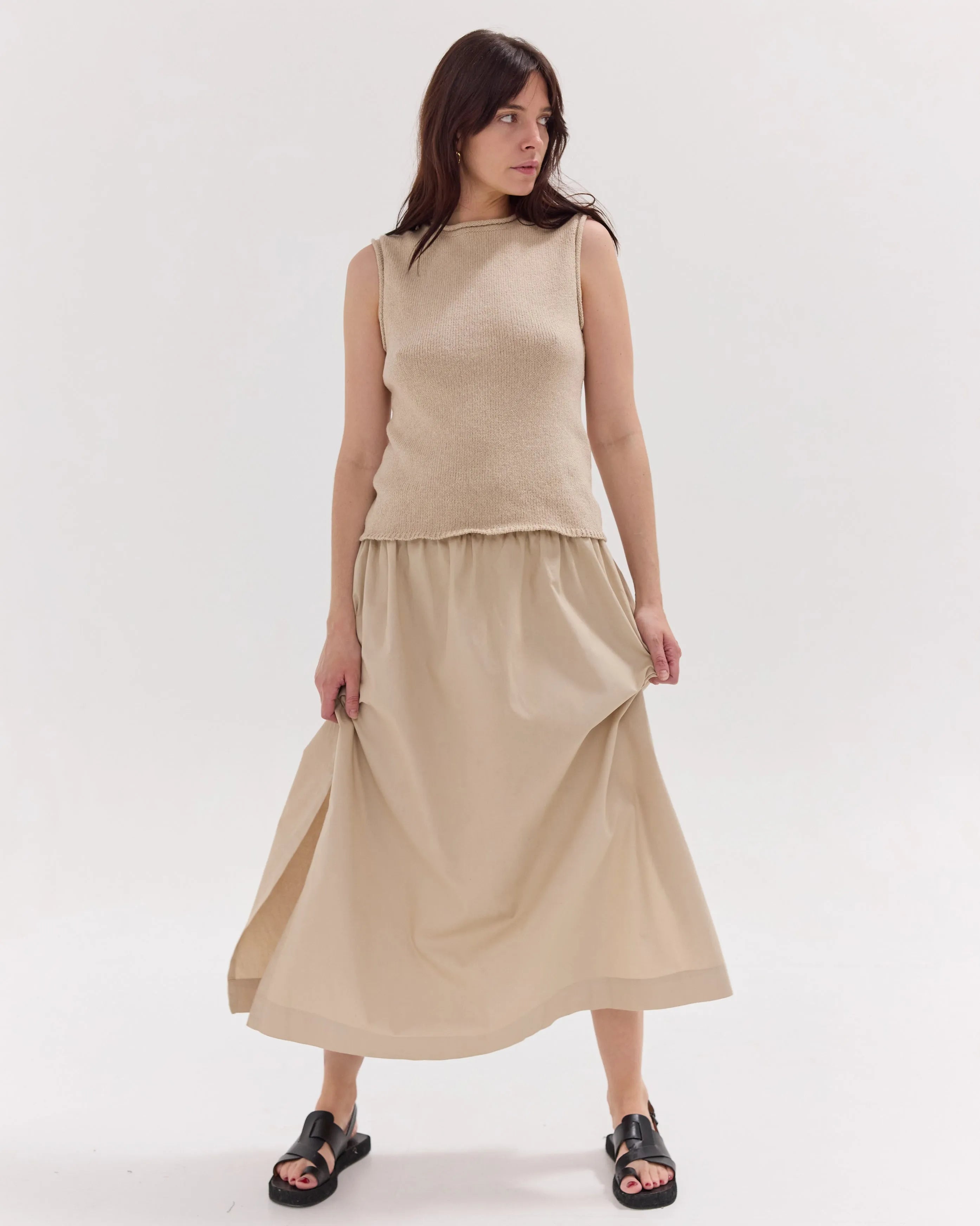 The Split Skirt | Bone by Cloth & Co.