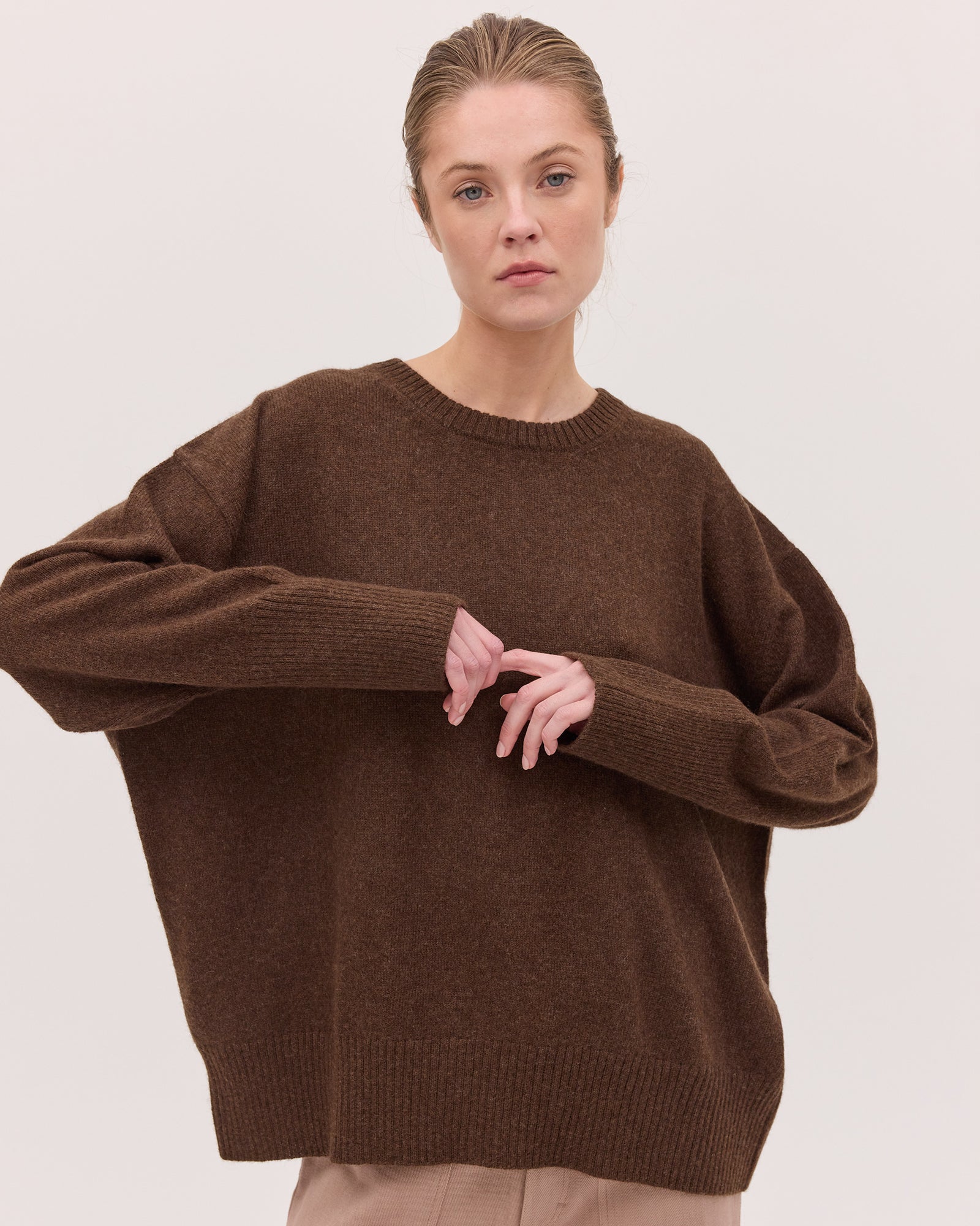 The Classic Crew Jumper | Espresso by Cloth & Co.