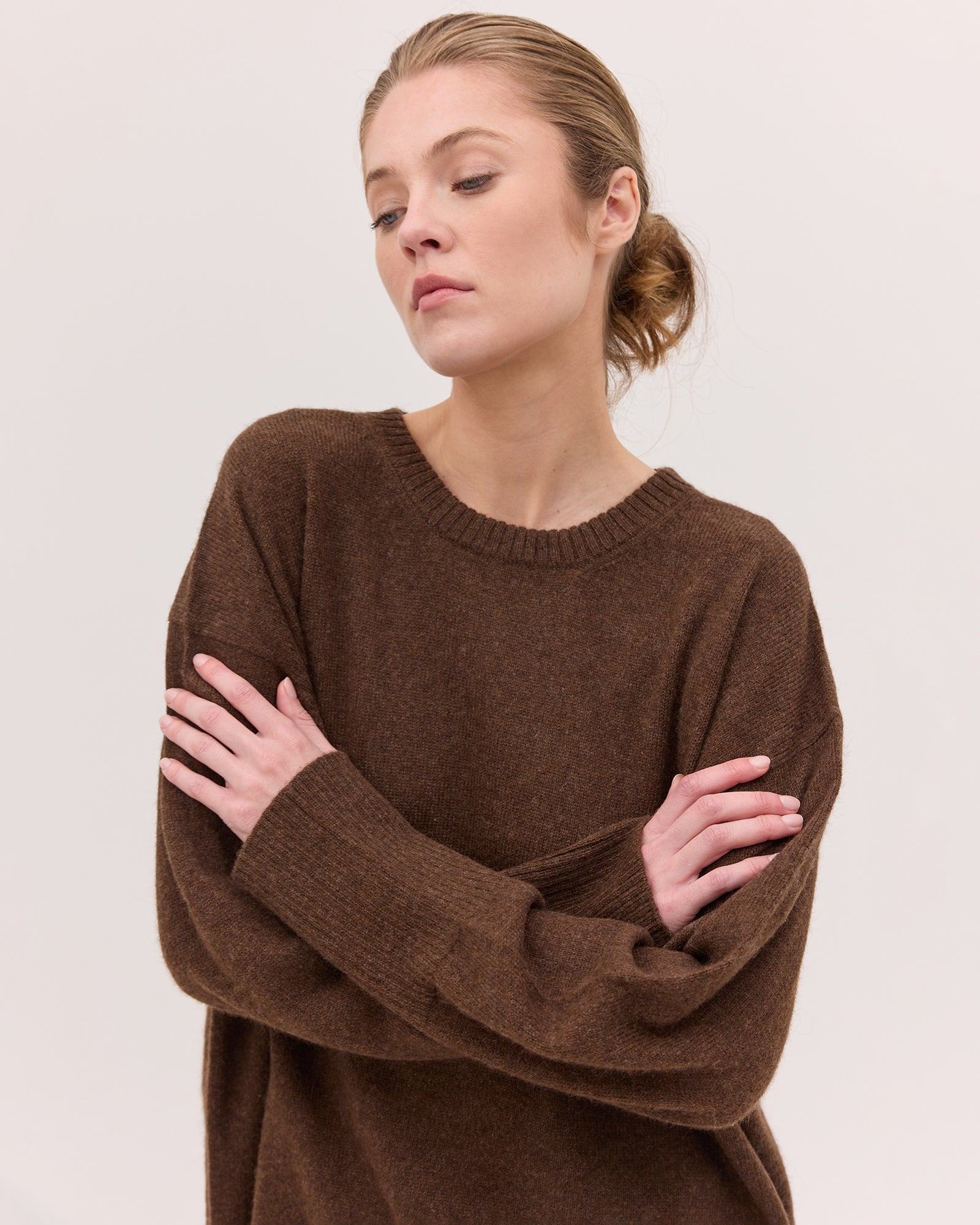 The Classic Crew Jumper | Espresso by Cloth & Co.