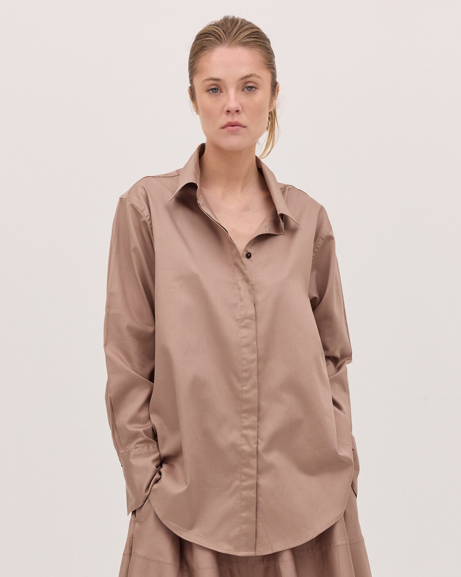 The Classic Shirt | Mocha by Cloth & Co.