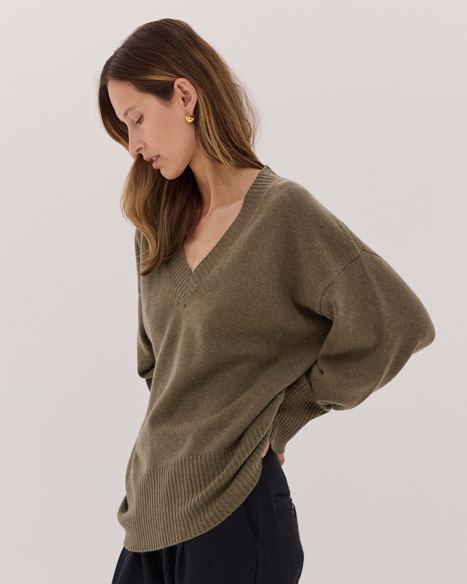 The Classic V Jumper | Breen by Cloth & Co.