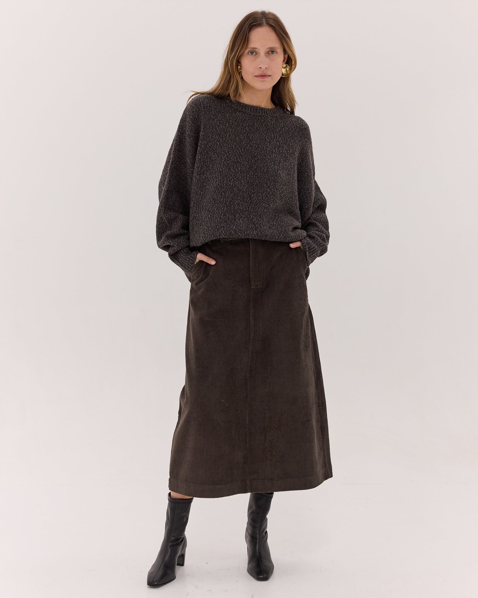 The Corduroy Tailored Skirt | Banksia by Cloth & Co.