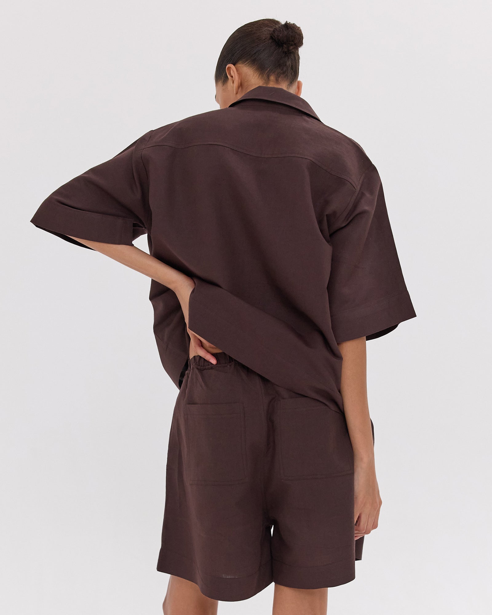 The Drawstring Shorts | Brazil Nut by Cloth & Co.