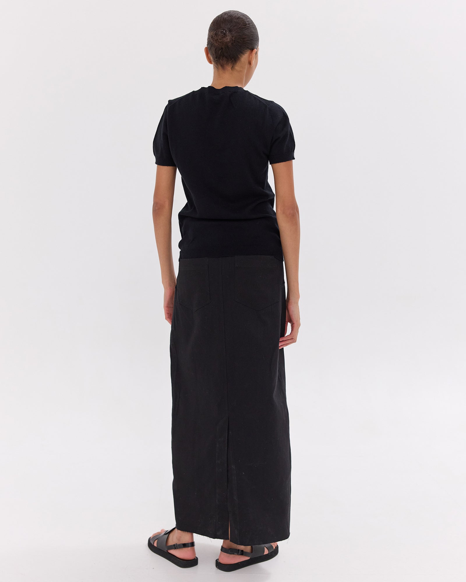 The Long Element Skirt | Black by Cloth & Co.