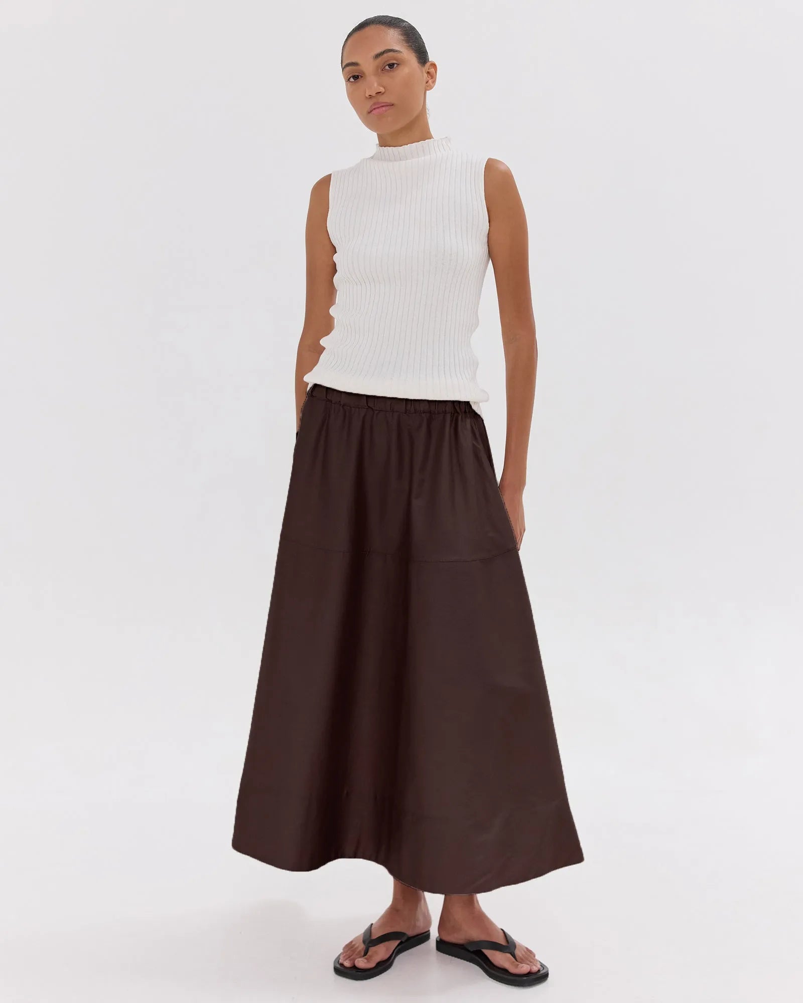The Maxi Skirt | Brazil Nut by Cloth & Co.