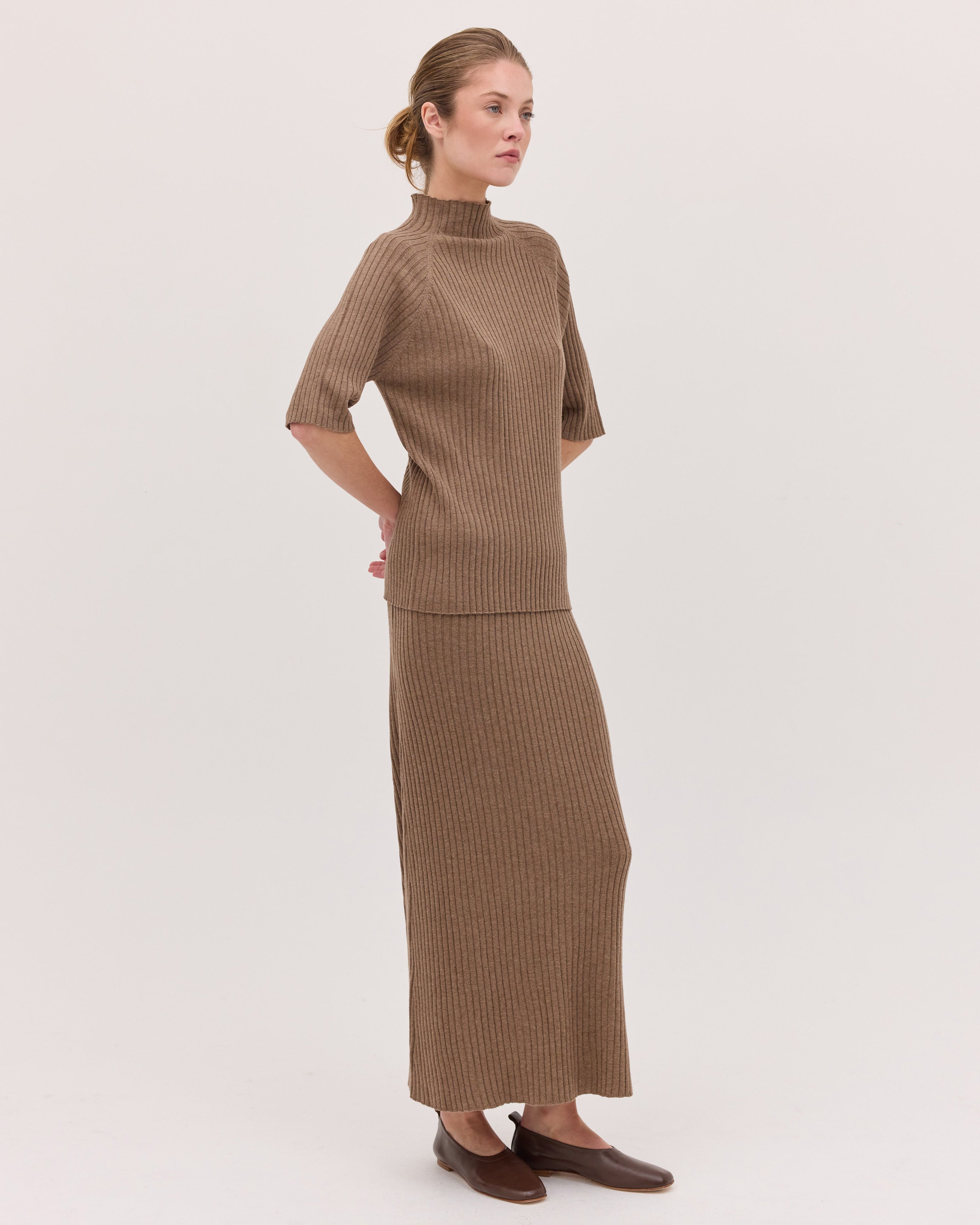 The Rib Knit Skirt | Hazel by Cloth & Co.