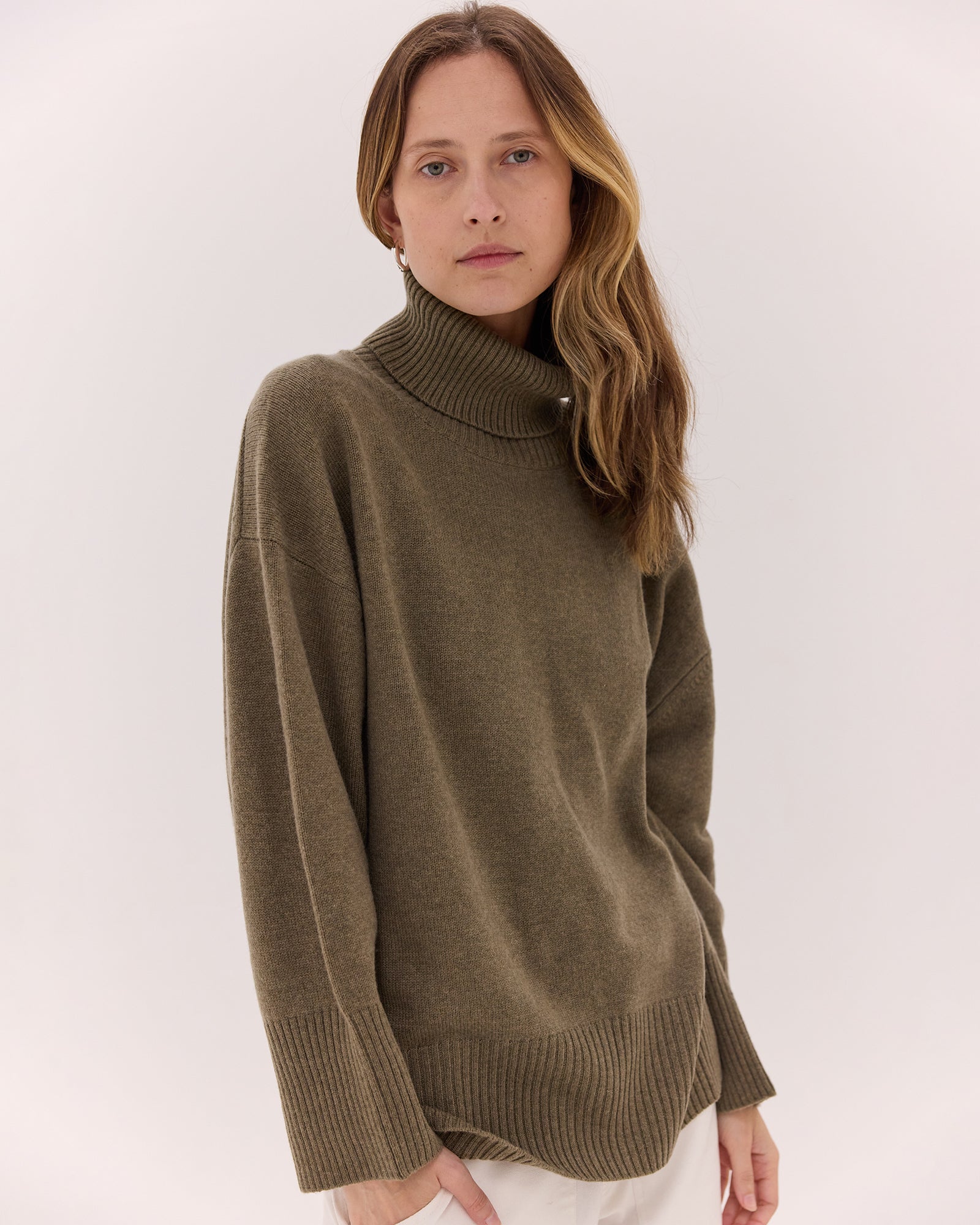 The Roll Neck Jumper | Breen by Cloth & Co.