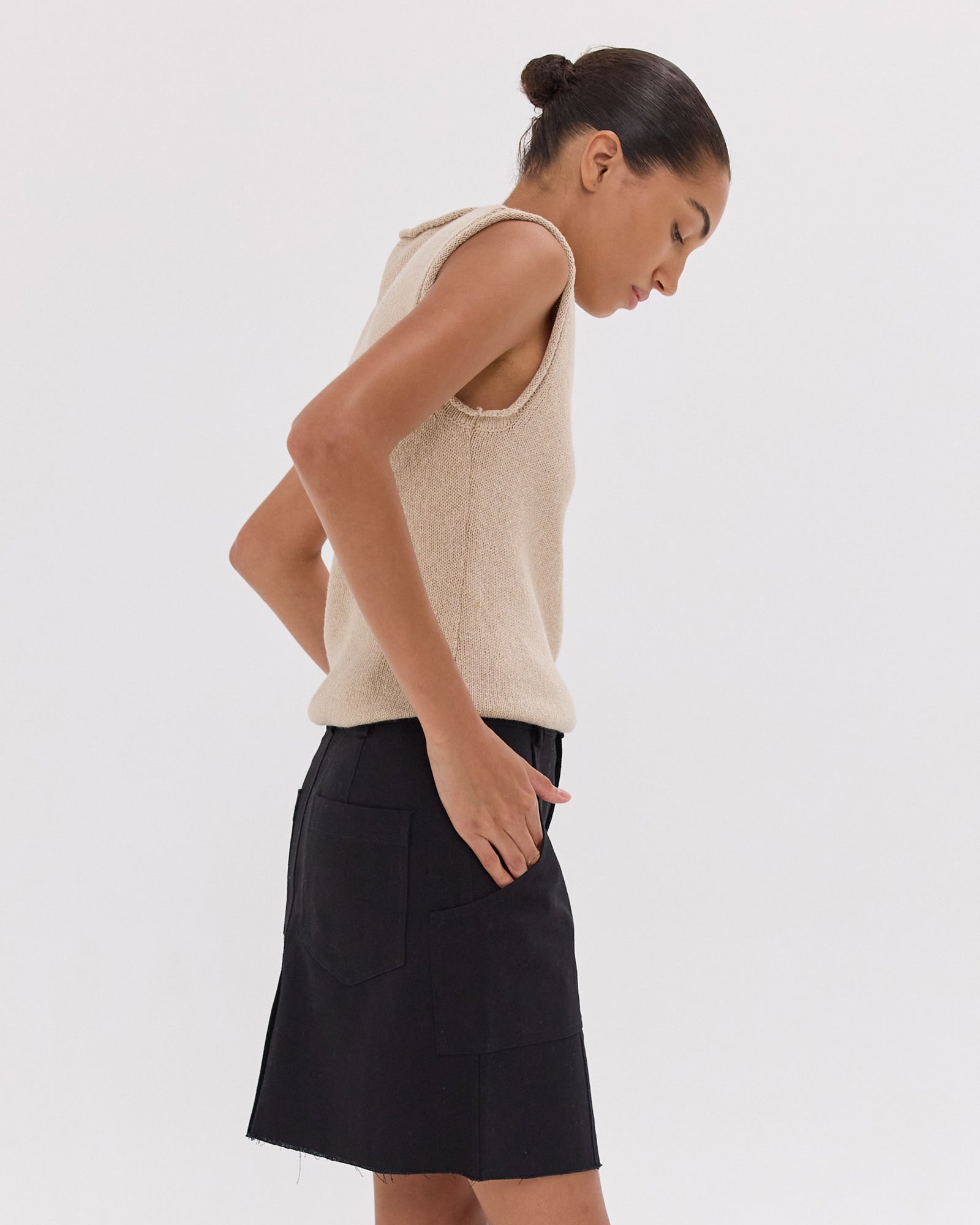 The Short Element Skirt | Black by Cloth & Co.