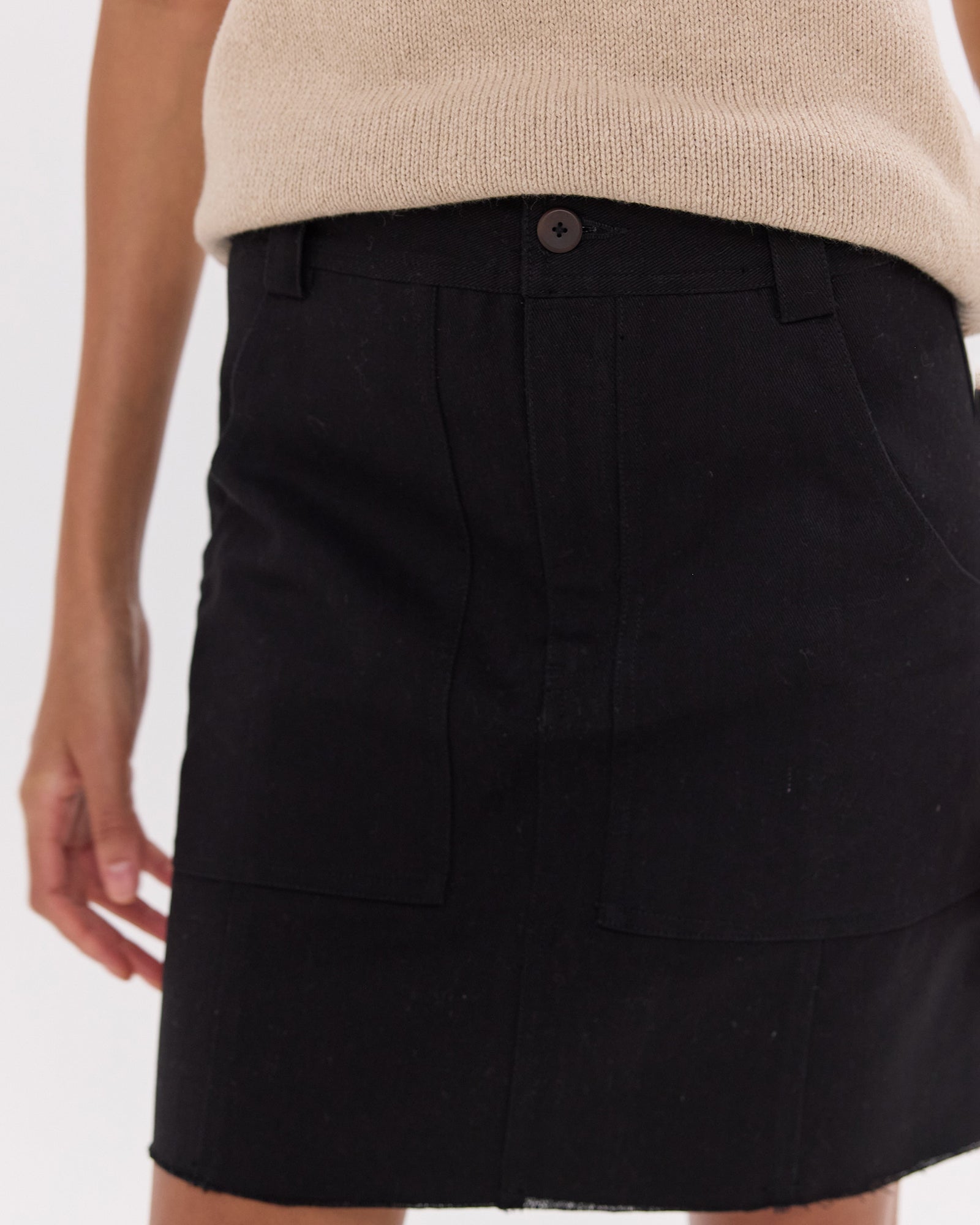 The Short Element Skirt | Black by Cloth & Co.
