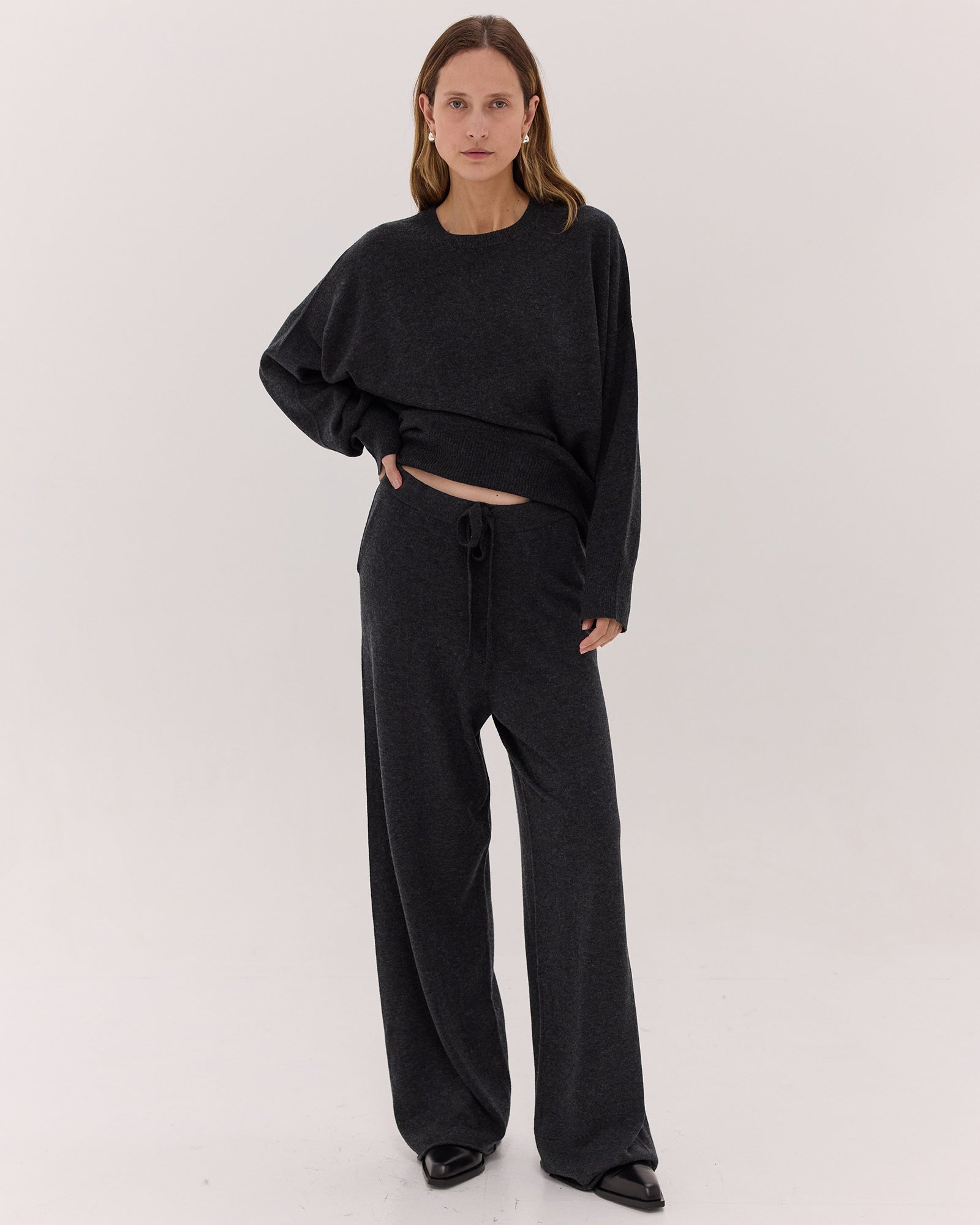 The Travel Pants | Charcoal by Cloth & Co.