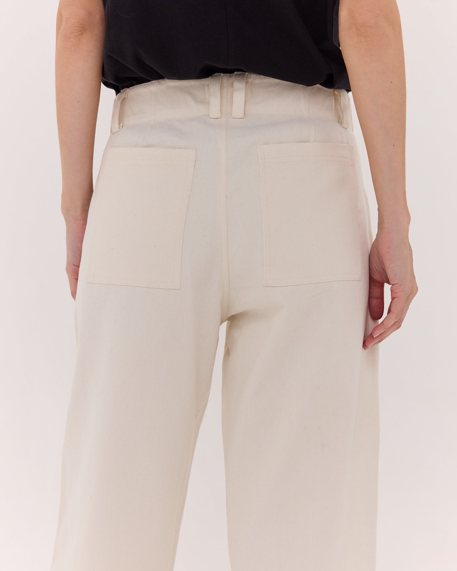 The Wide Leg Denim Jean | Natural by Cloth & Co.