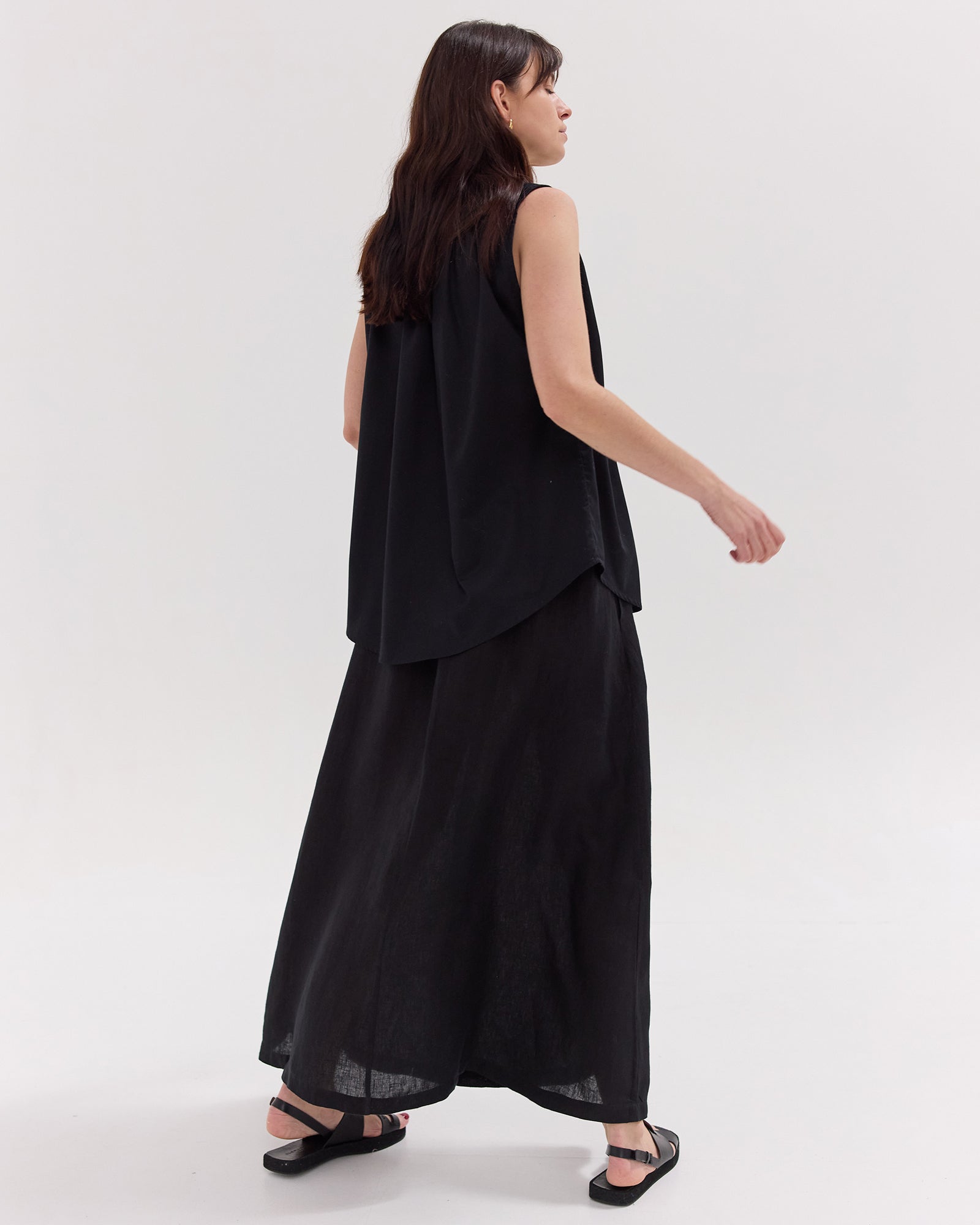 The Drawstring Skirt | Black
