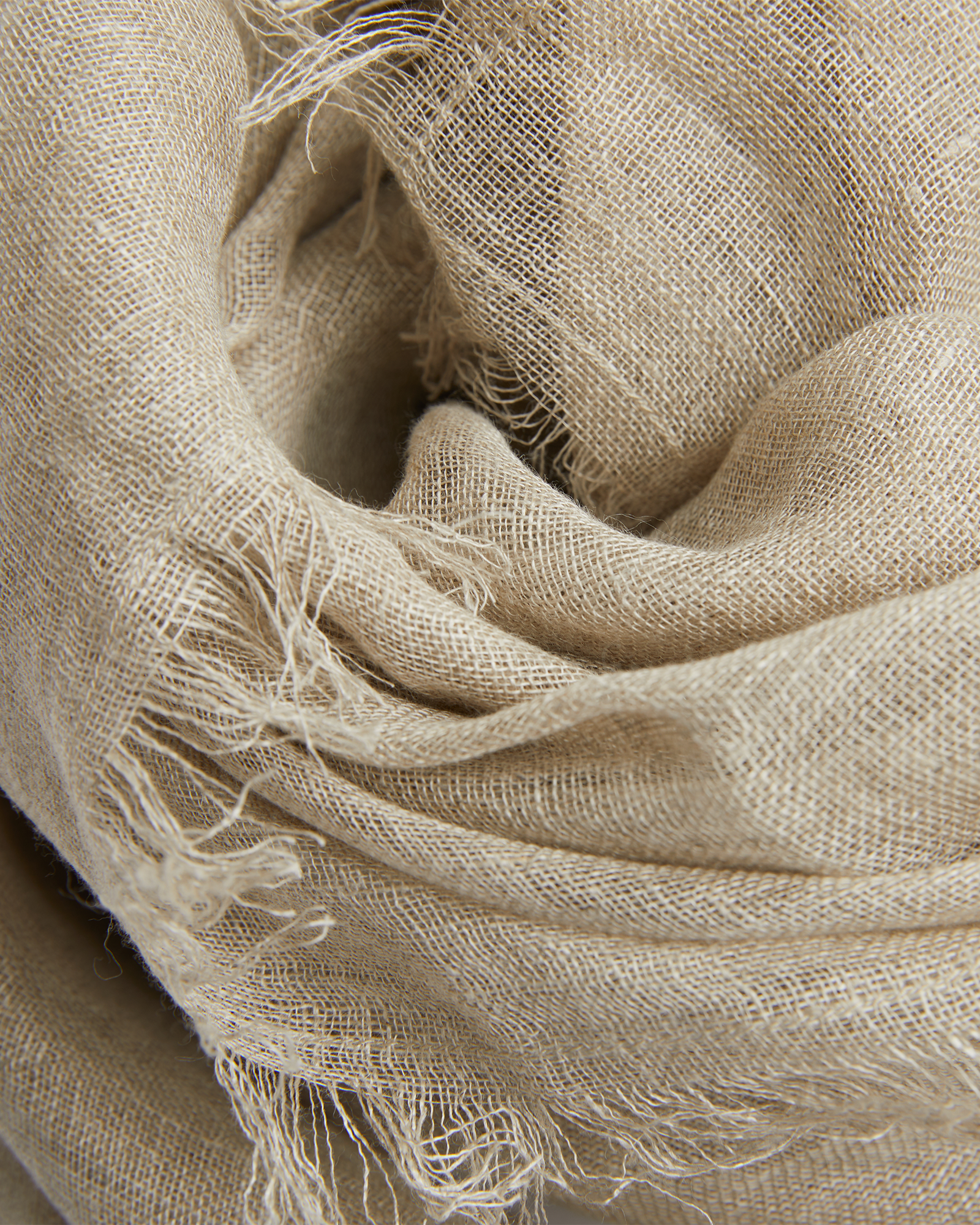 The Linen Scarf | Wheat