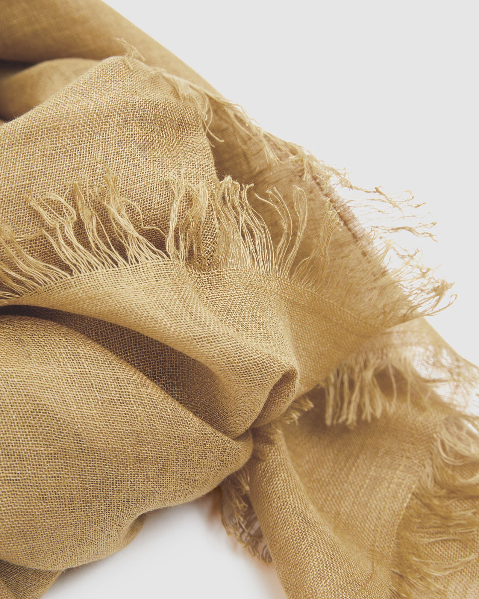 The Linen Scarf | Wheat