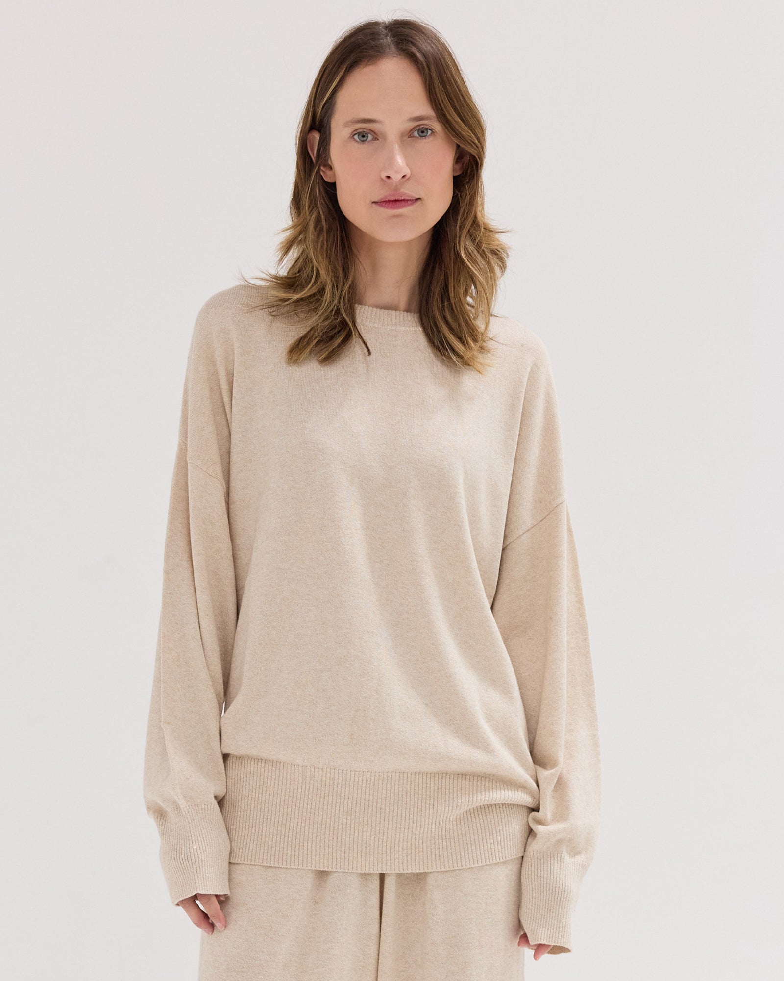 The Travel Sweater | Parchment