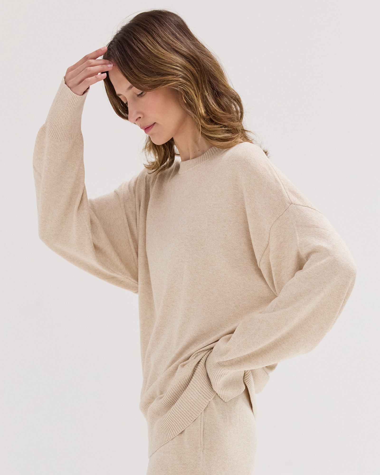 The Travel Sweater | Parchment