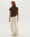 The Corduroy Tailored Pant | Winter White