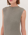 The Rib Funnel Neck Tank Dress | Eucalypt