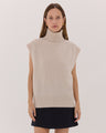 The Roll Neck Vest | Jasmine
