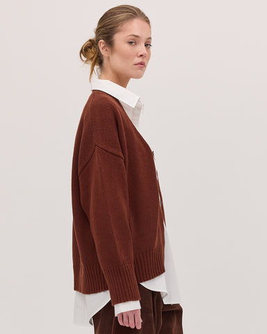The Cardigan | Mahogany