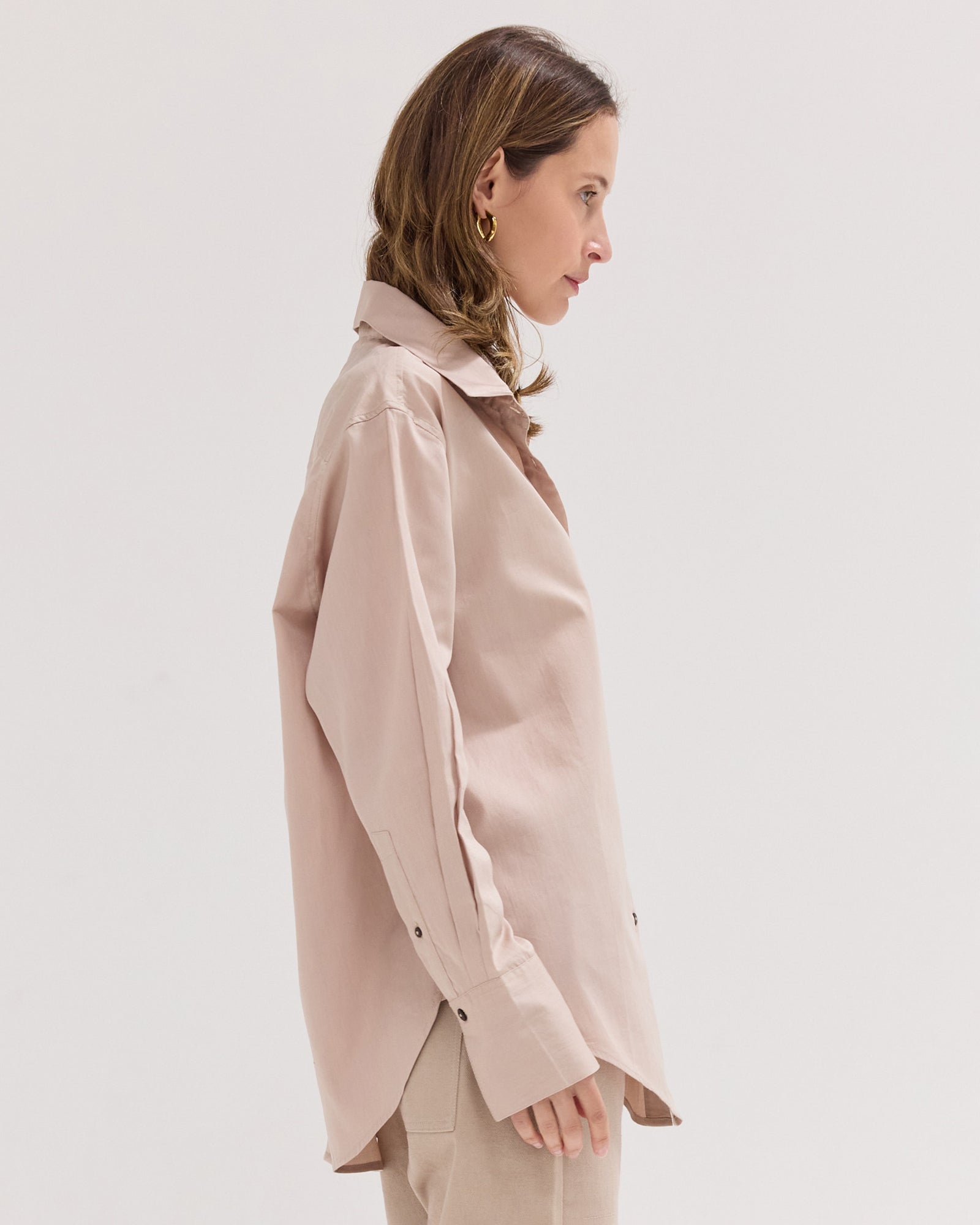 The Split Back Shirt | Limestone